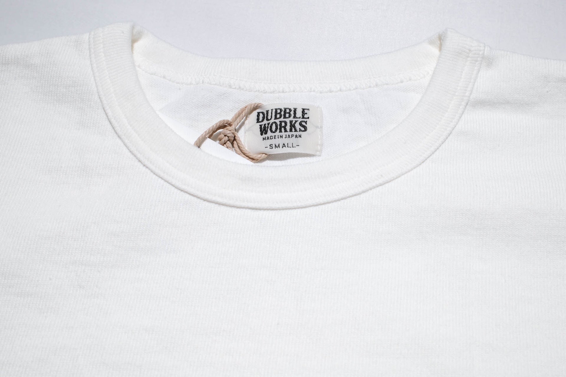 Dubble Works 9oz "Ultra-Heavy" Loopwheeled L/S Tee (White)