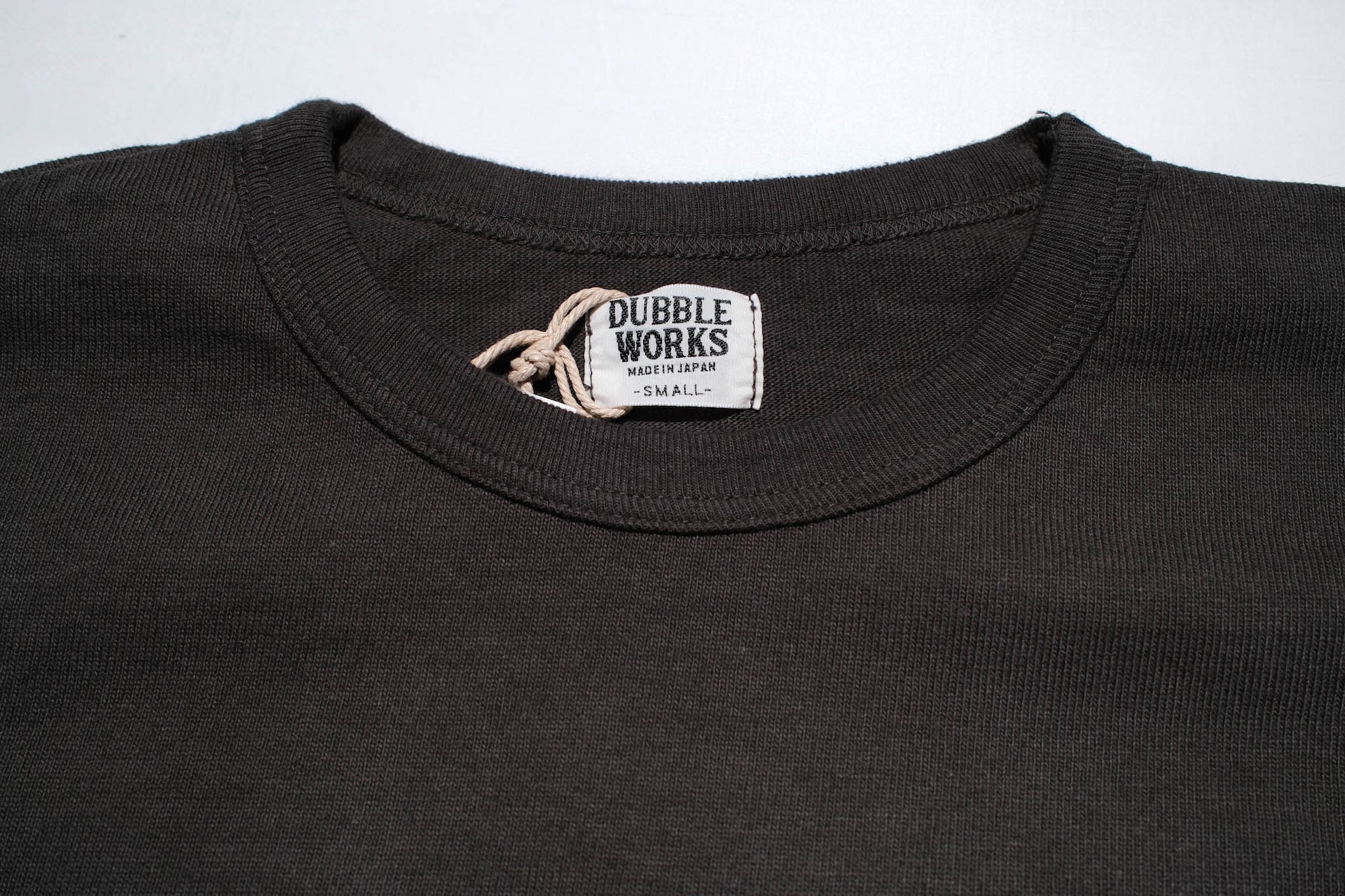 Dubble Works 9oz "Ultra-Heavy" Loopwheeled L/S Tee (Sumi Black)