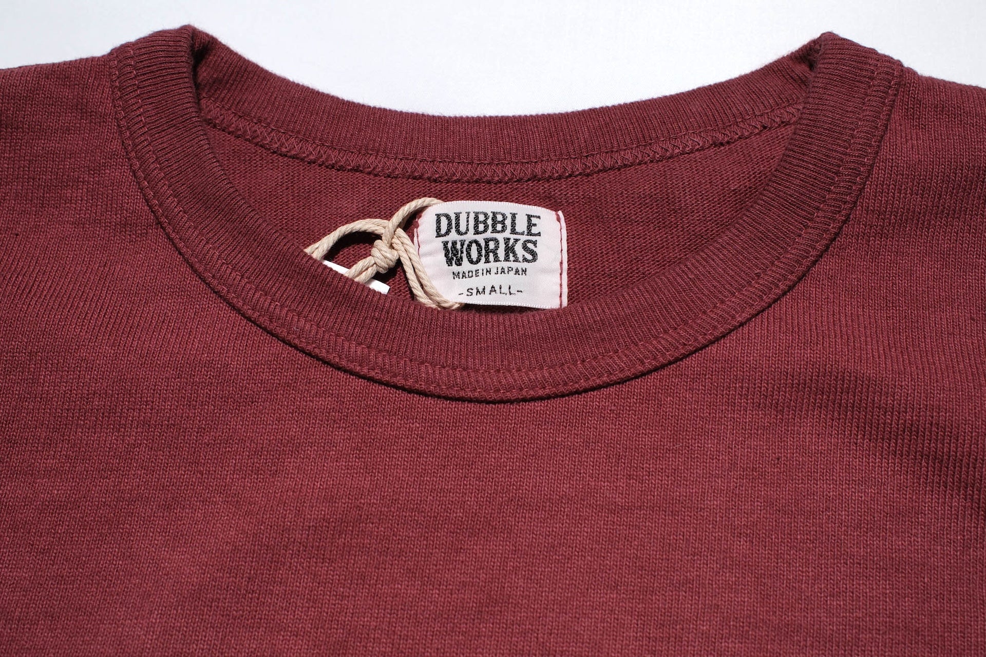 Dubble Works 9oz "Ultra-Heavy" Loopwheeled L/S Tee (Burgundy)