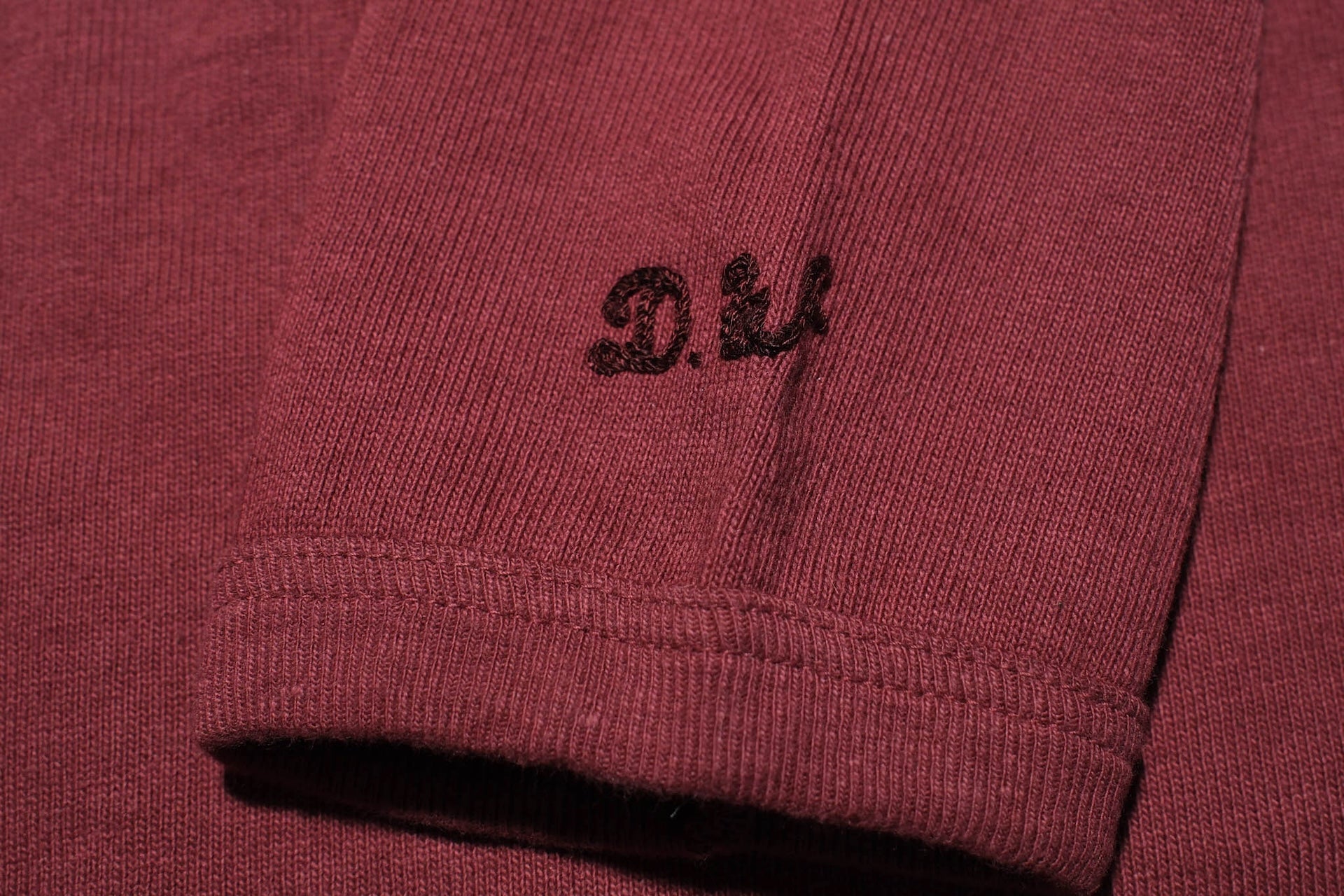 Dubble Works 9oz "Ultra-Heavy" Loopwheeled L/S Tee (Burgundy)