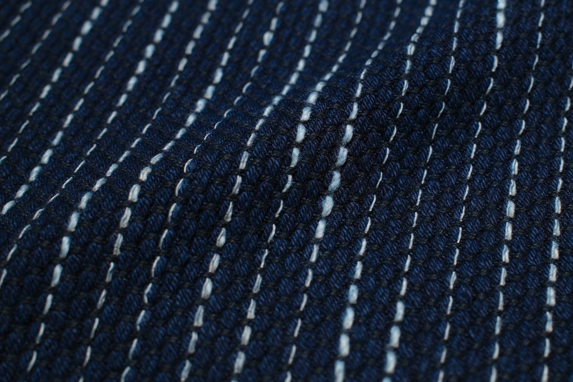 Studio D'Artisan 13oz Indigo Dyed "Rain Kakuri Sashiko" Coverall