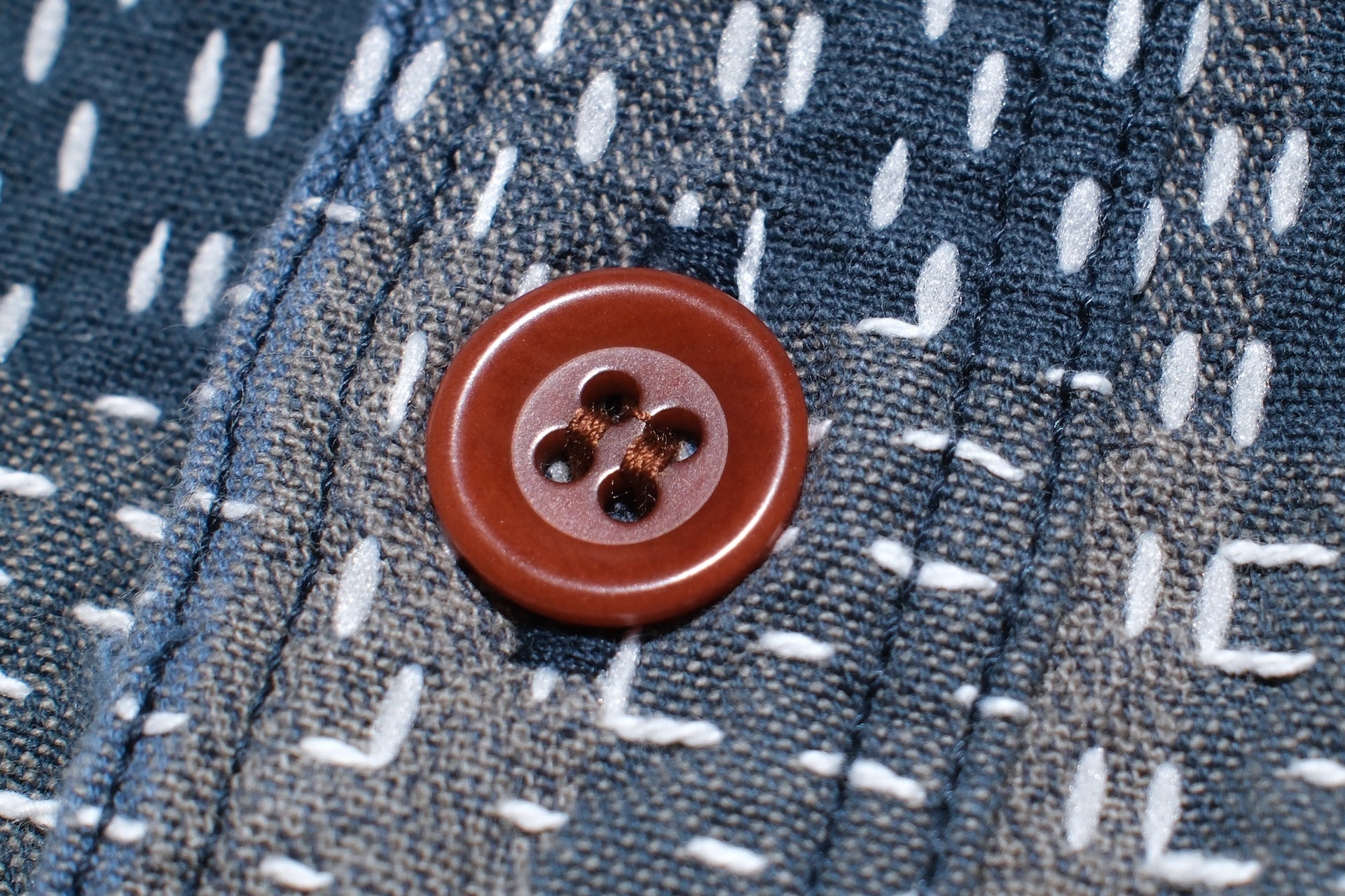 Studio D'Artisan 12oz "Noragi" Sashiko Workshirt (Indigo)