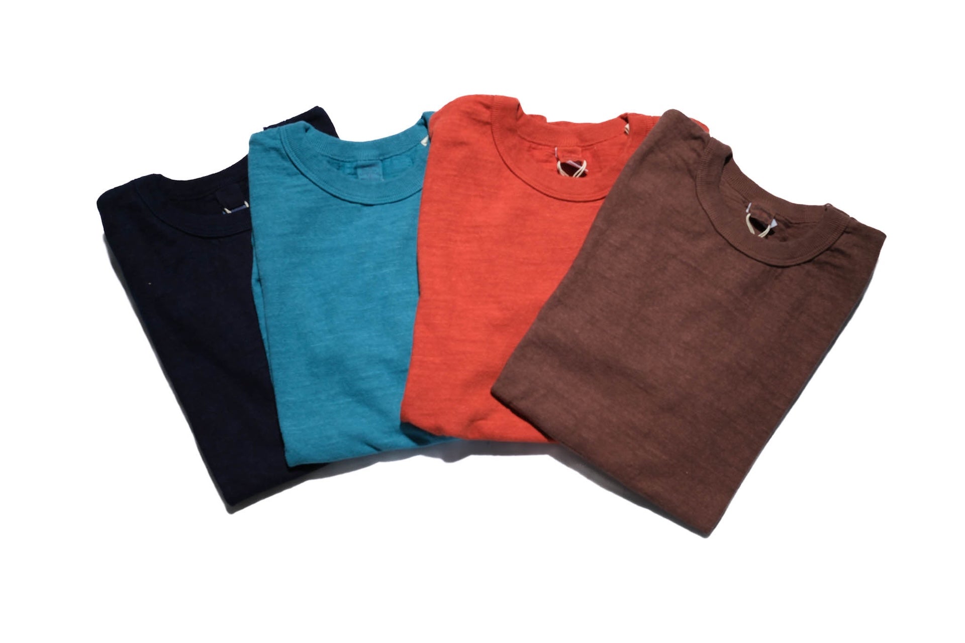 UES 9.5oz "NO.8 Slub Nep" Heavyweight Plain Tee (Sunset Orange)