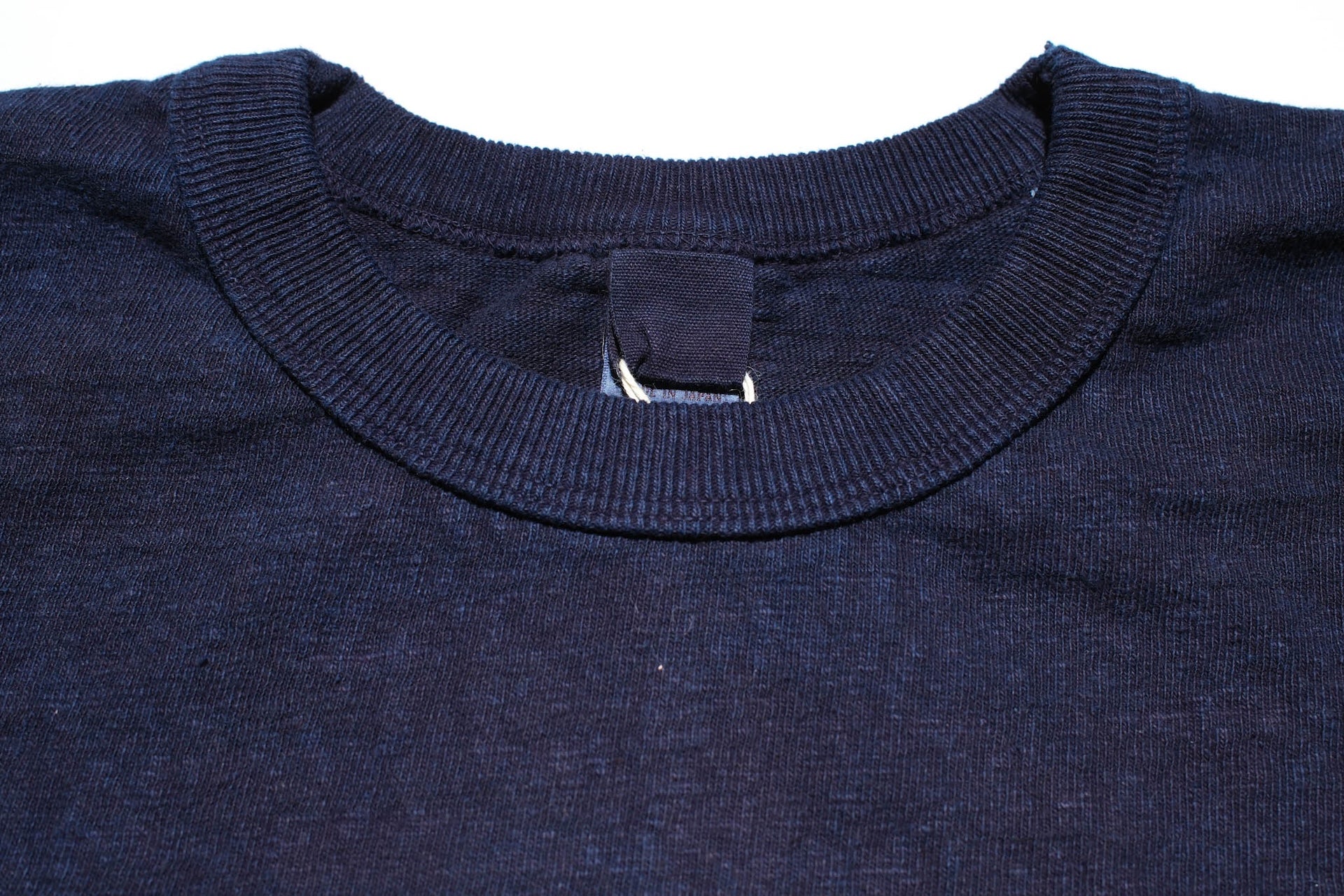 UES 9.5oz "NO.8 Slub Nep" Heavyweight Plain Tee (Grand Indigo)