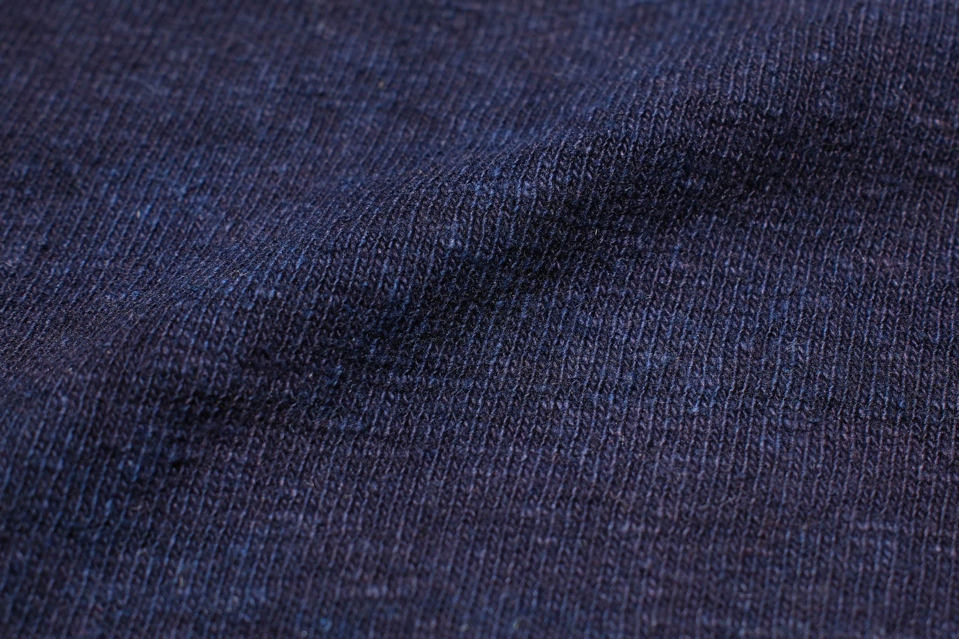 UES 9.5oz "NO.8 Slub Nep" Heavyweight Plain Tee (Grand Indigo)