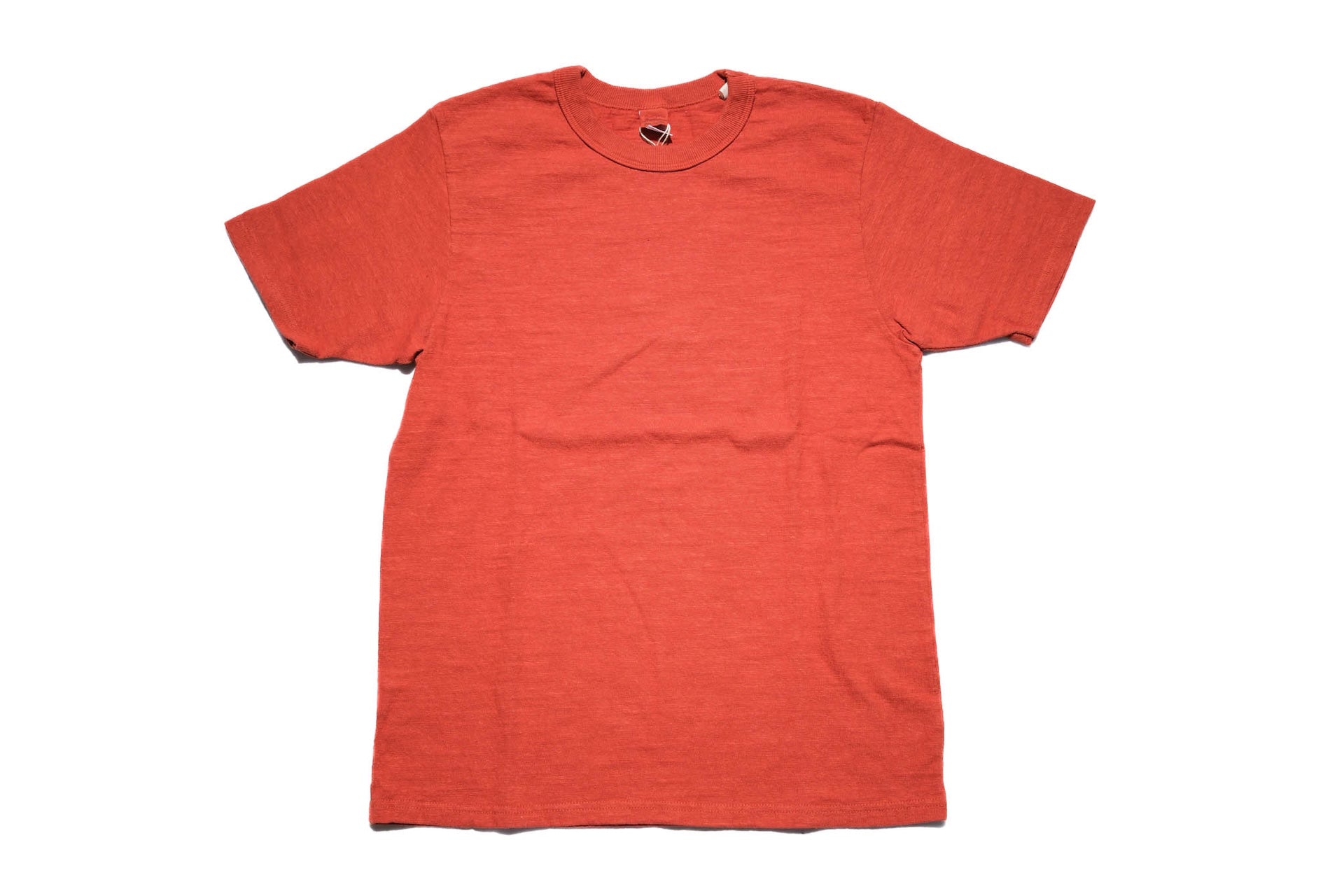 UES 9.5oz "NO.8 Slub Nep" Heavyweight Plain Tee (Sunset Orange)