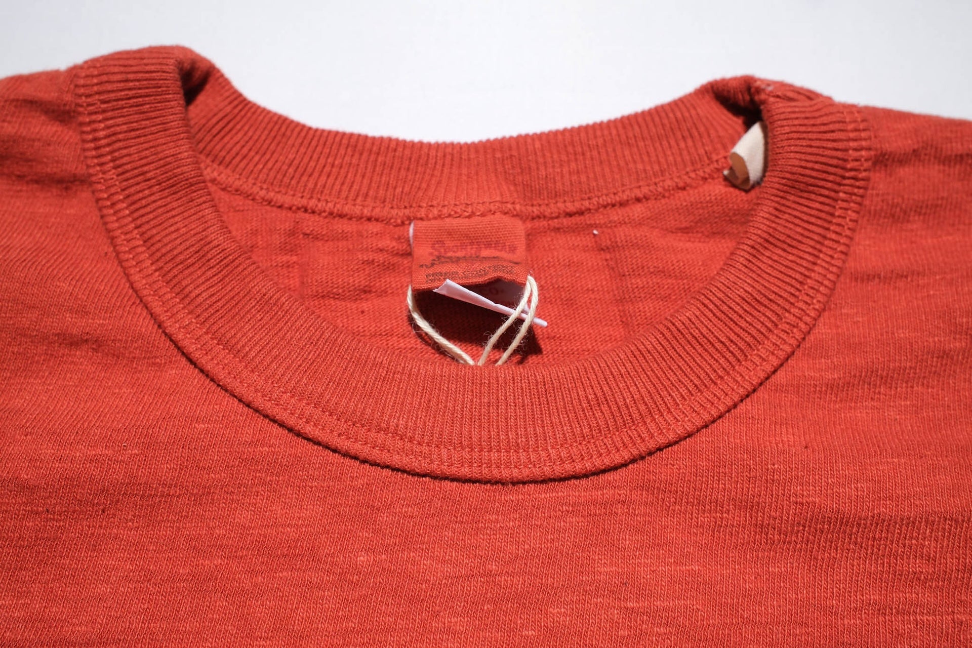 UES 9.5oz "NO.8 Slub Nep" Heavyweight Plain Tee (Sunset Orange)