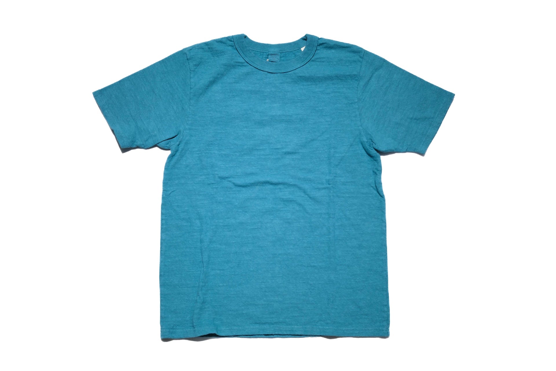 UES 9.5oz "NO.8 Slub Nep" Heavyweight Plain Tee (Turquoise Green)