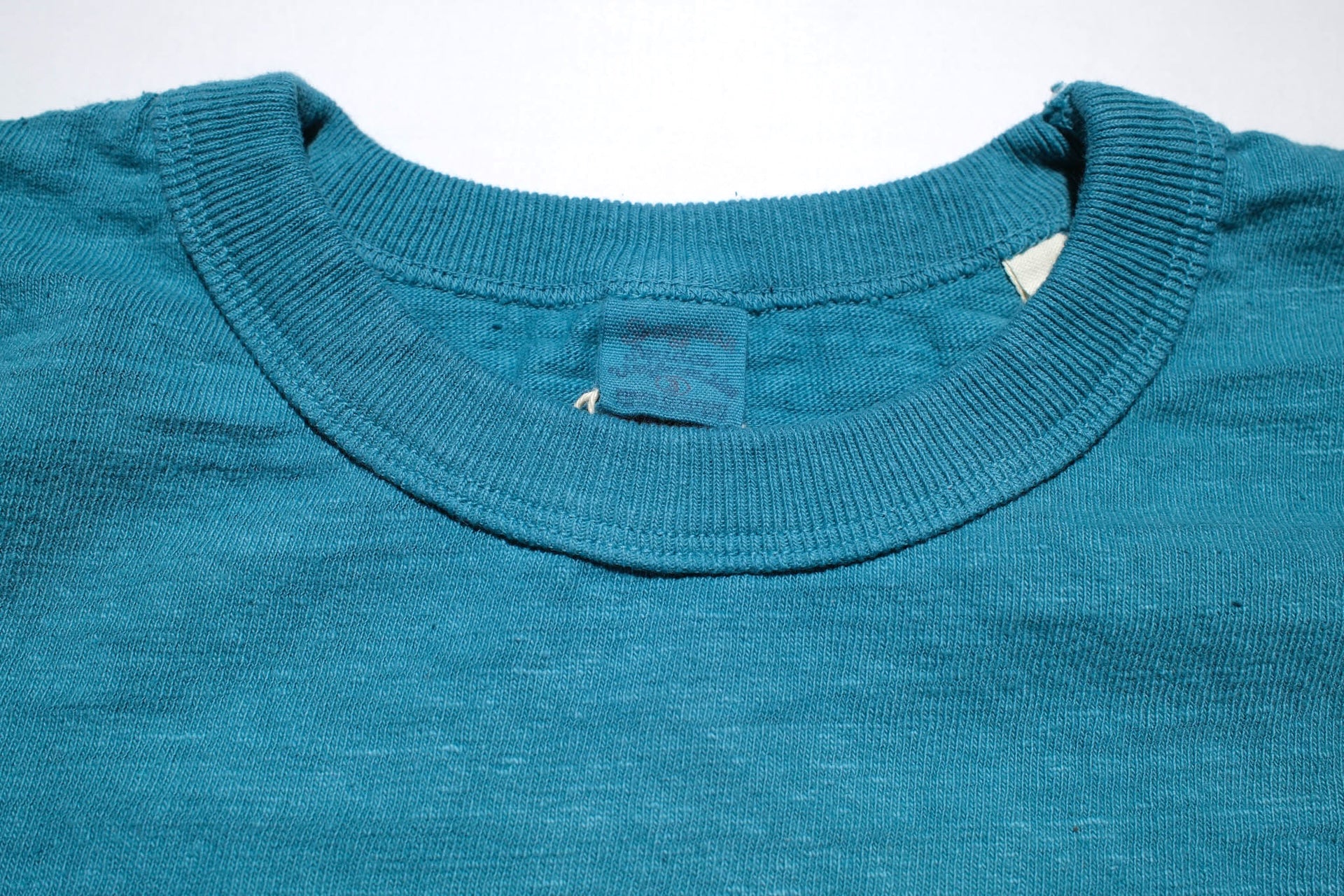 UES 9.5oz "NO.8 Slub Nep" Heavyweight Plain Tee (Turquoise Green)