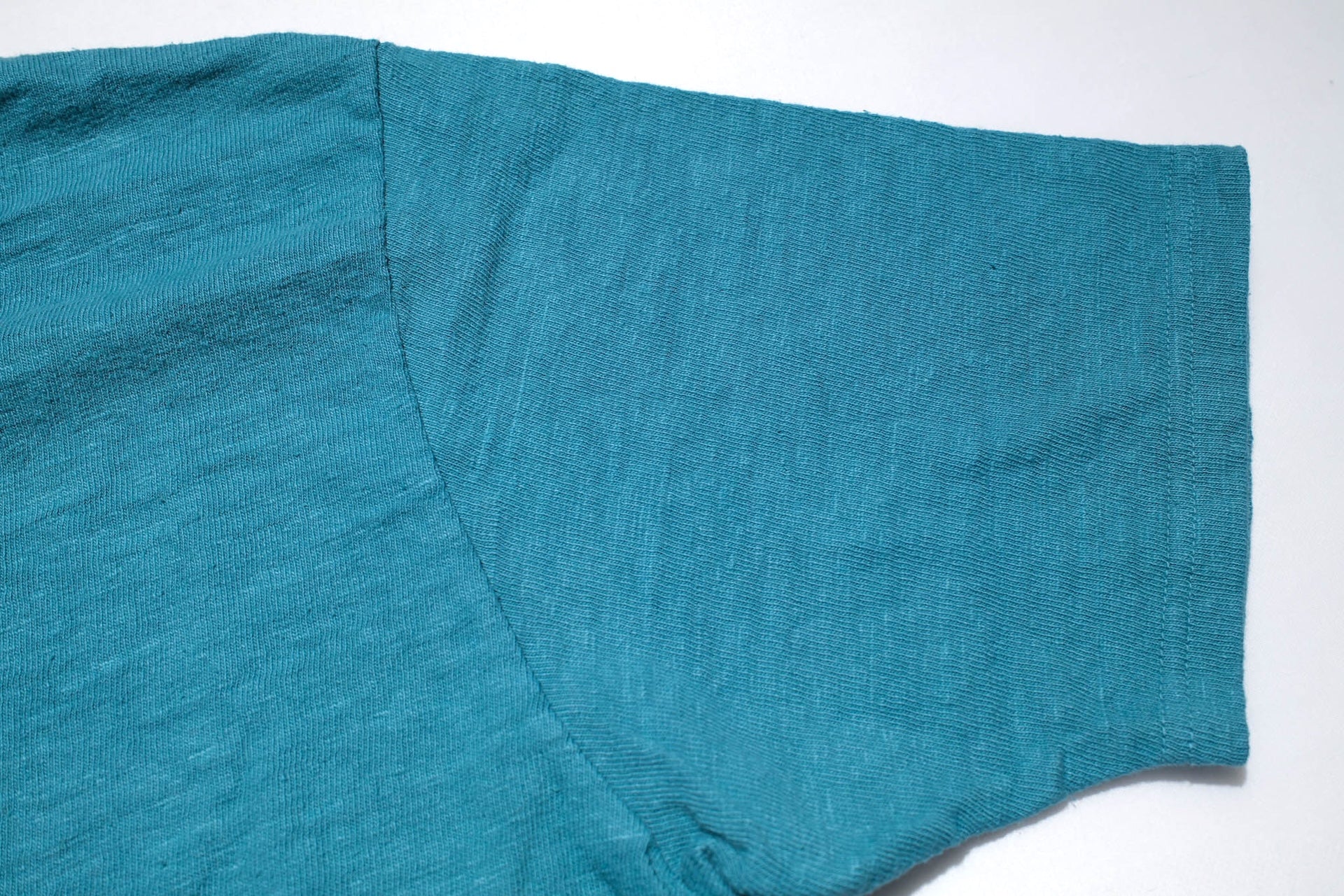 UES 9.5oz "NO.8 Slub Nep" Heavyweight Plain Tee (Turquoise Green)