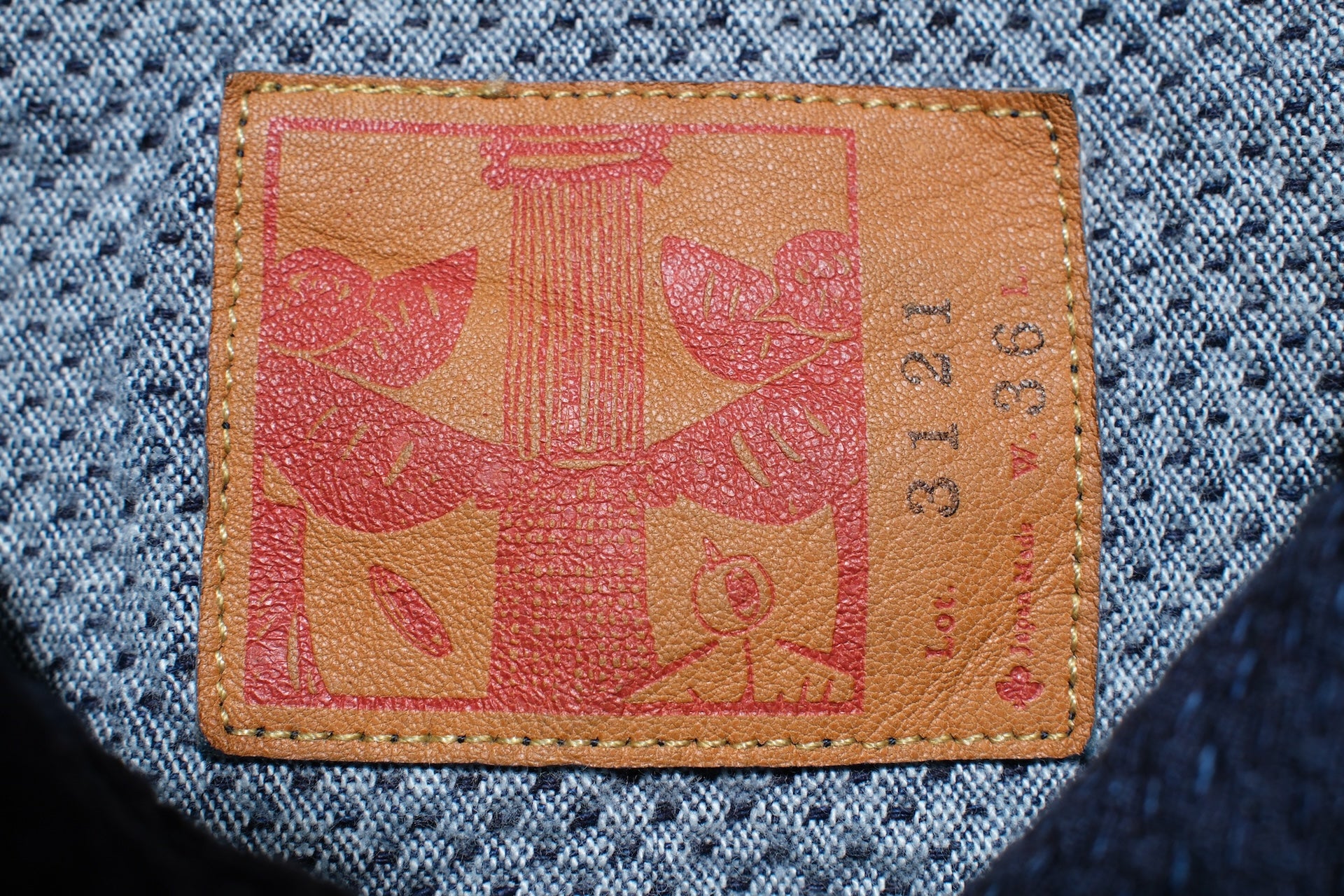 Omoto Denim 15oz Indigo Dyed "ORI-SHIKO" War-Mode Type 1 Sashiko Jacket