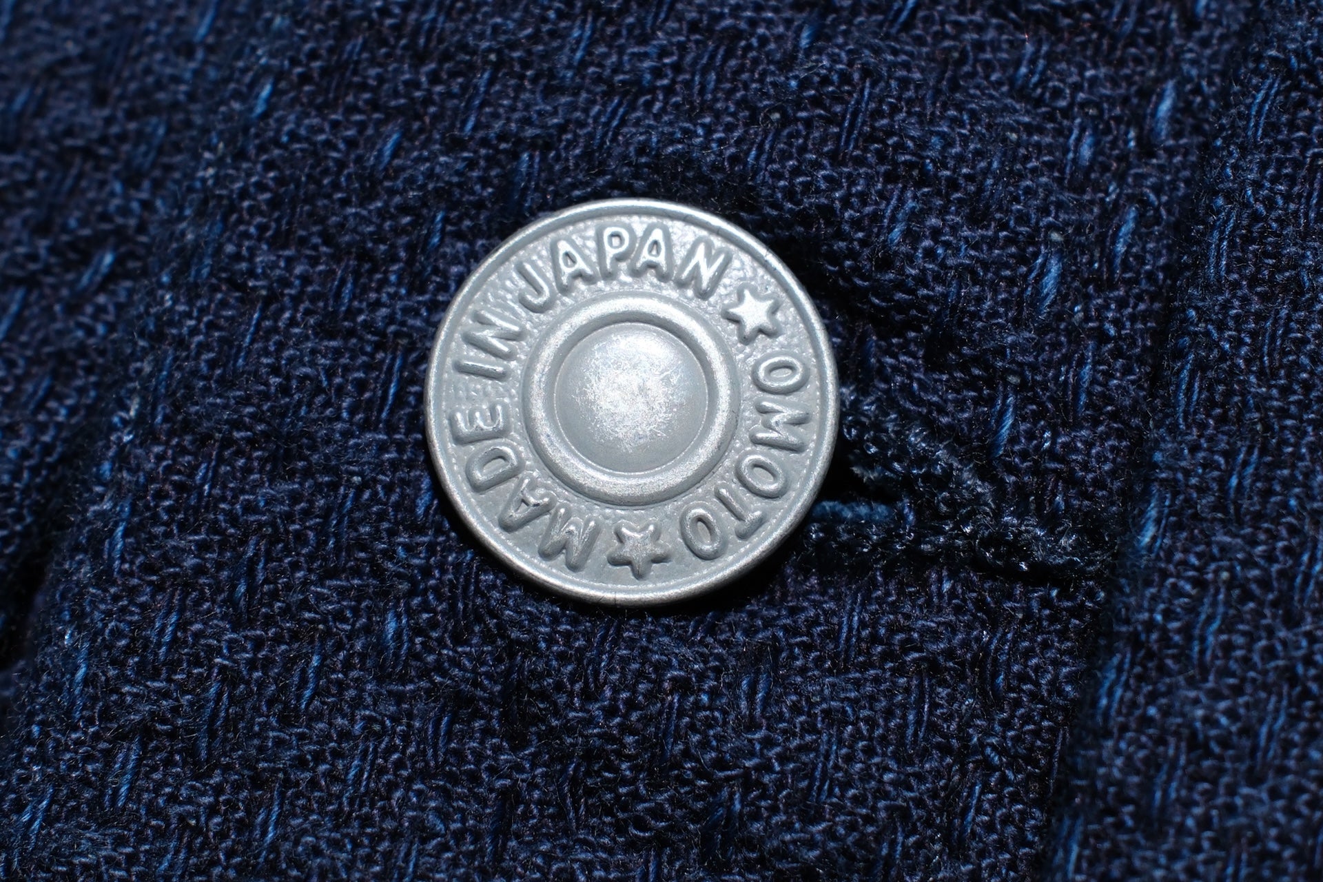 Omoto Denim 15oz Indigo Dyed "ORI-SHIKO" War-Mode Type 1 Sashiko Jacket