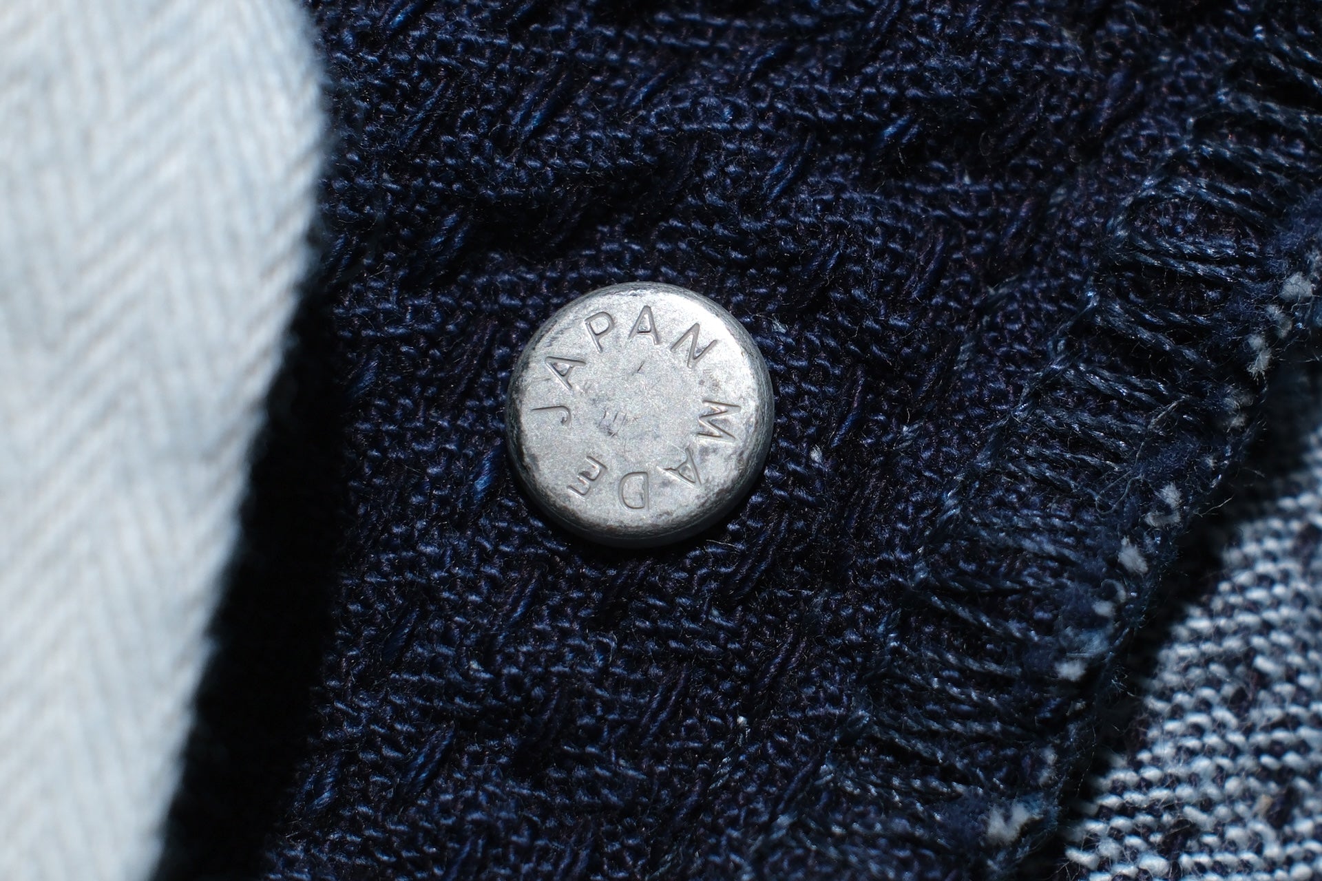 Omoto Denim 15oz Indigo Dyed "ORI-SHIKO" Sashiko Trousers (Modern Straight fit)