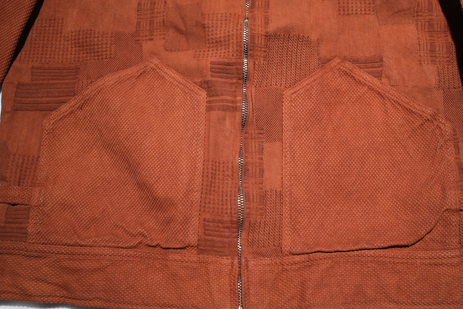 Studio D'Artisan “Amami Mud-Dyed” Boro-Styled Worker Jacket