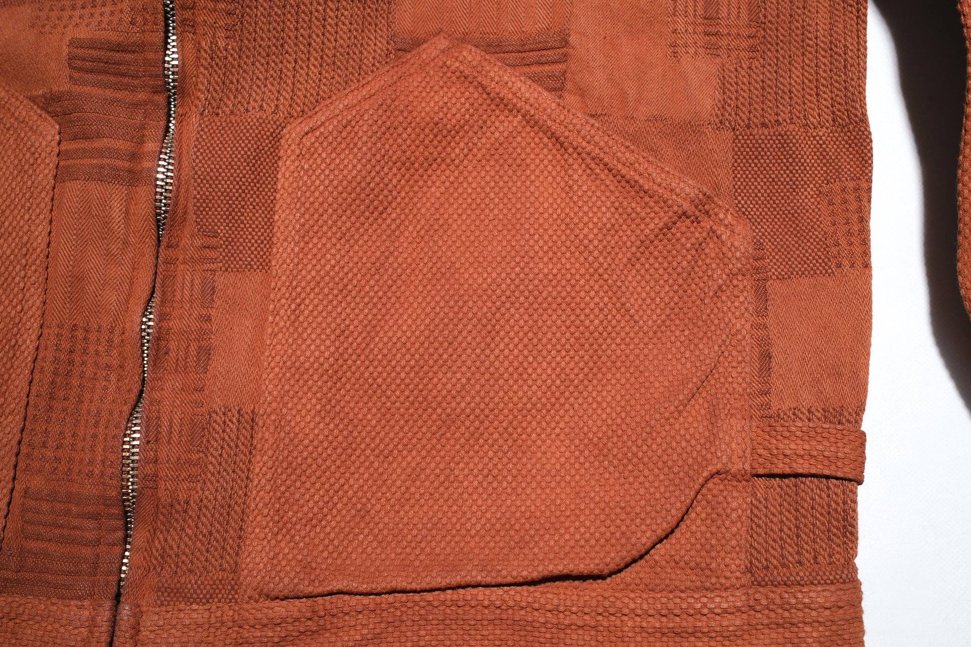 Studio D'Artisan “Amami Mud-Dyed” Boro-Styled Worker Jacket