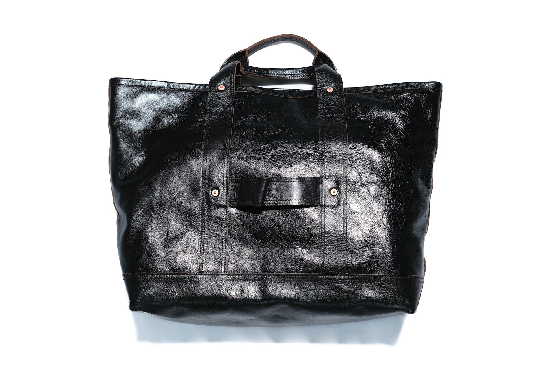 Inception by Accel Company Size Large Horsehide “Multi-Functional” Tote Bag (Black Tea-cored)