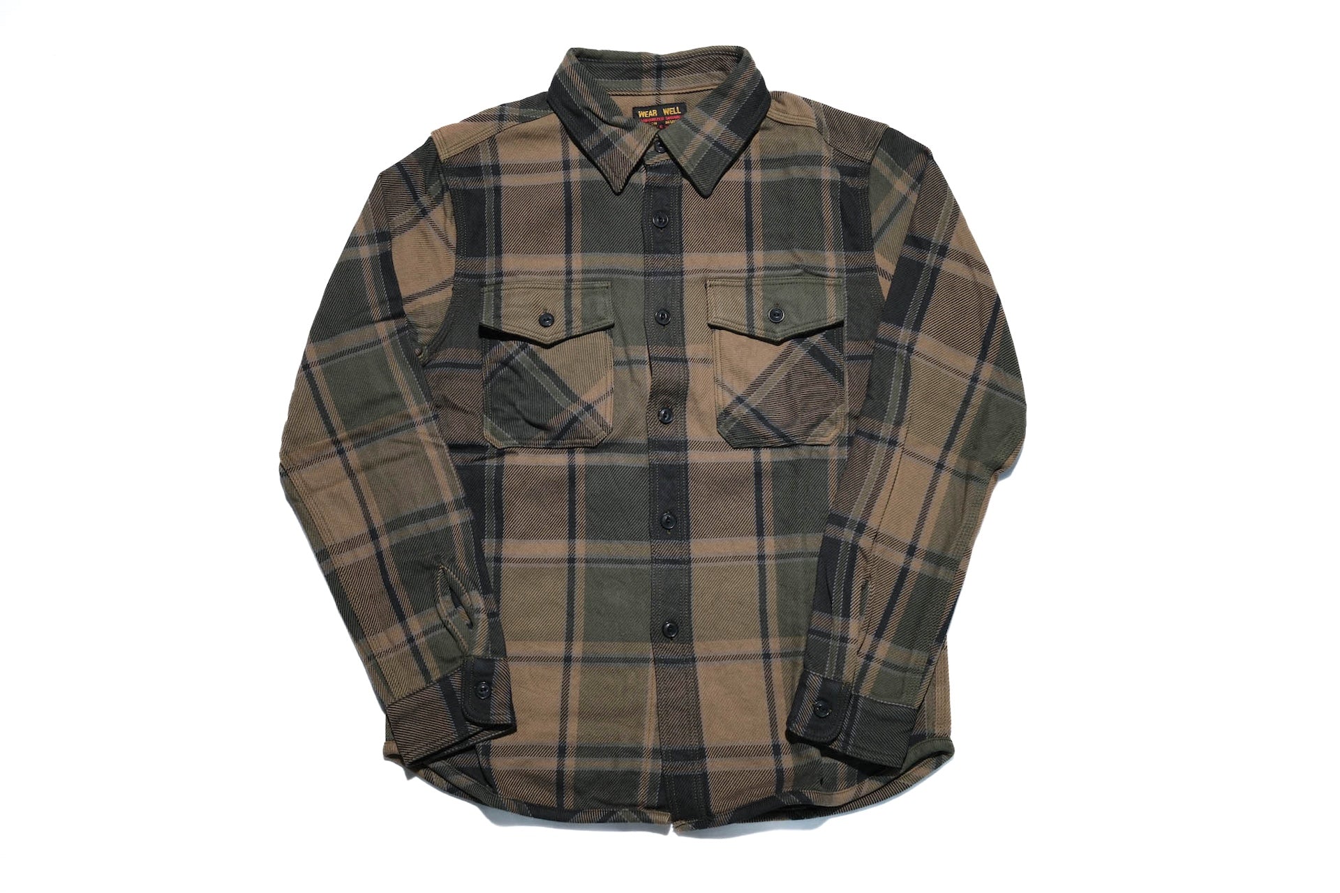 UES 15.5oz Ultra-Heavyweight Flannel Utility Workshirt (Drywood Brown)