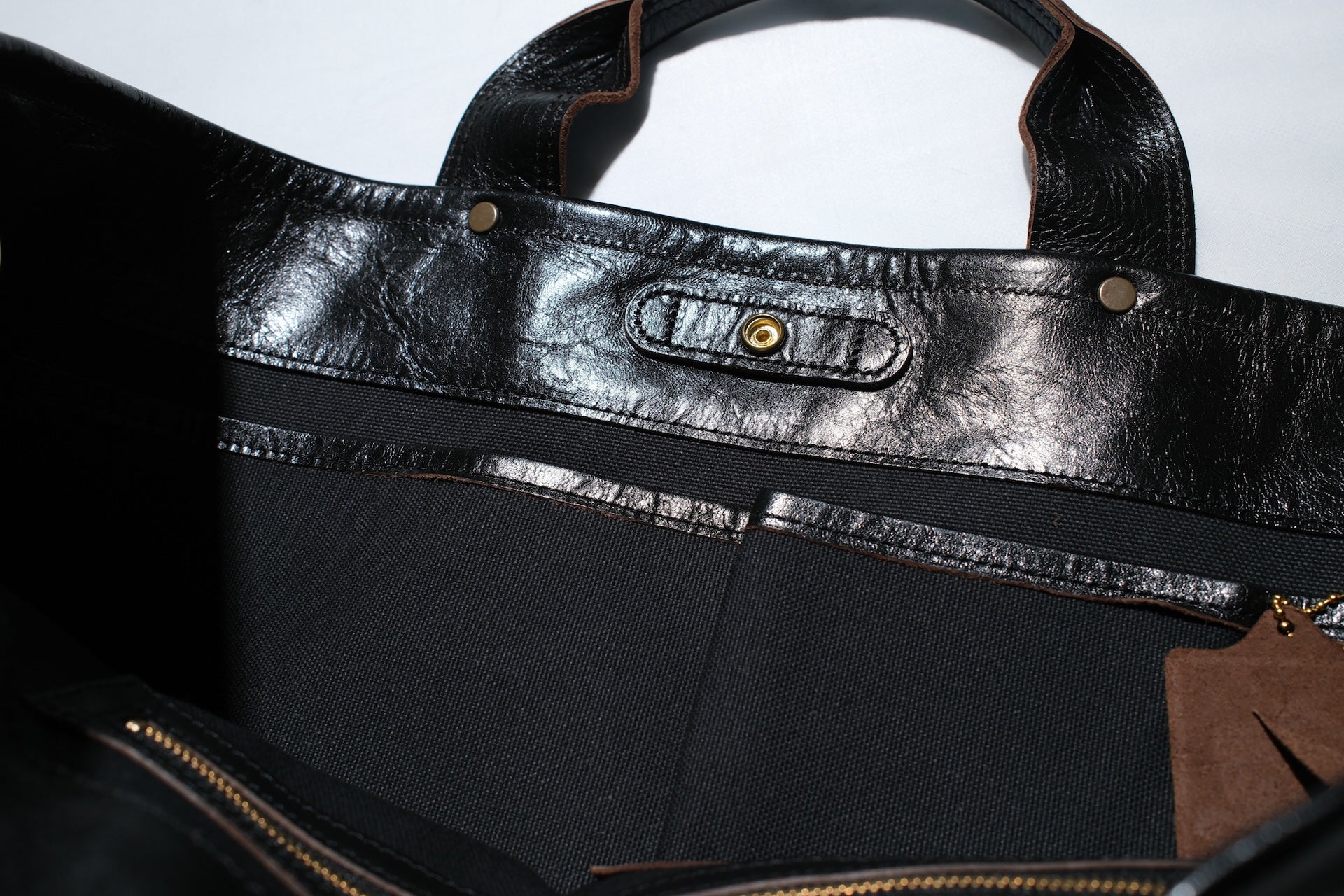 Inception by Accel Company Size Large Horsehide “Multi-Functional” Tote Bag (Black Tea-cored)