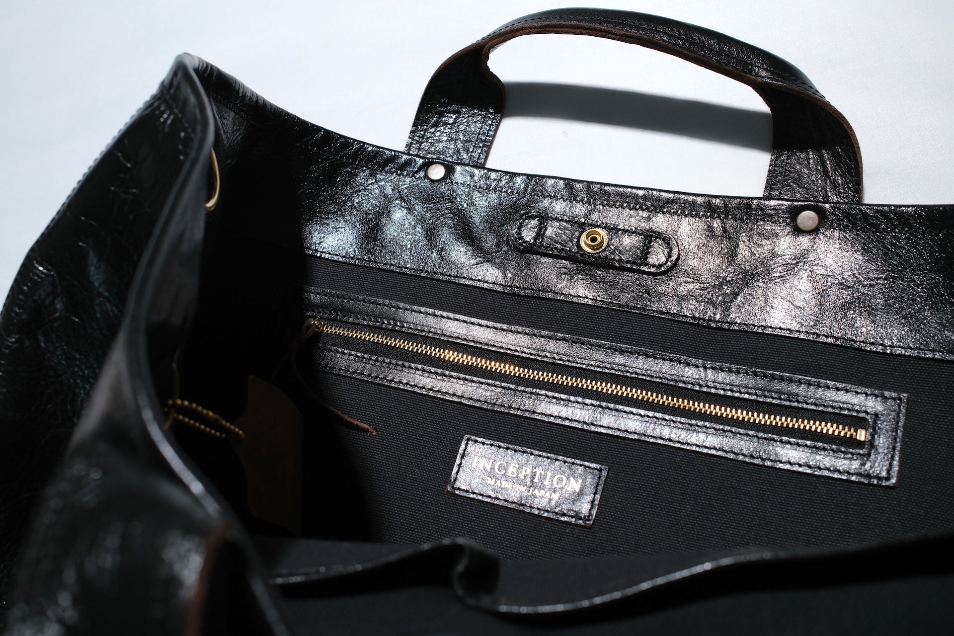 Inception by Accel Company Size Large Horsehide “Multi-Functional” Tote Bag (Black Tea-cored)