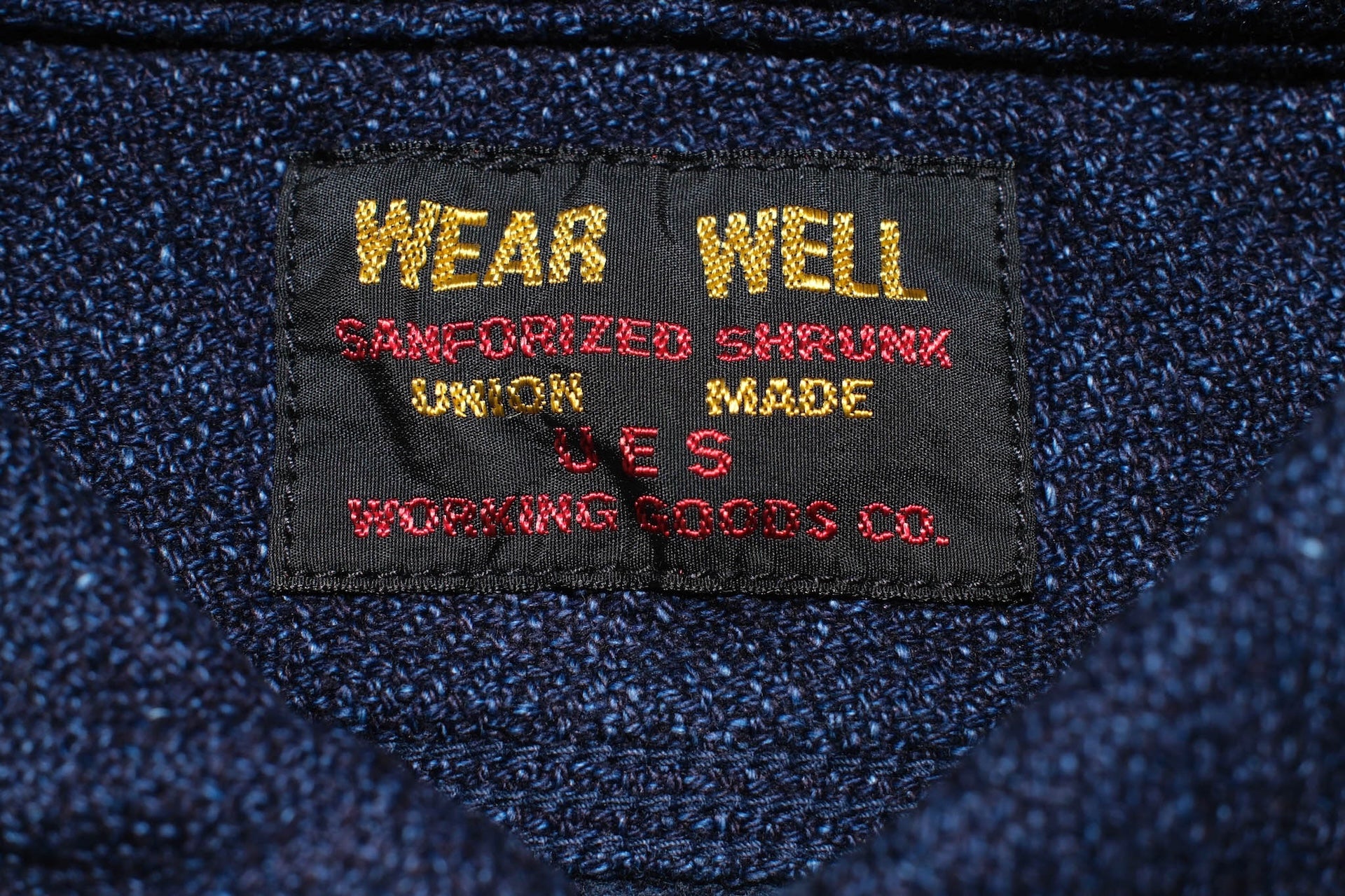 UES 15.5oz Ultra-Heavyweight Flannel Utility Workshirt (Indigo)