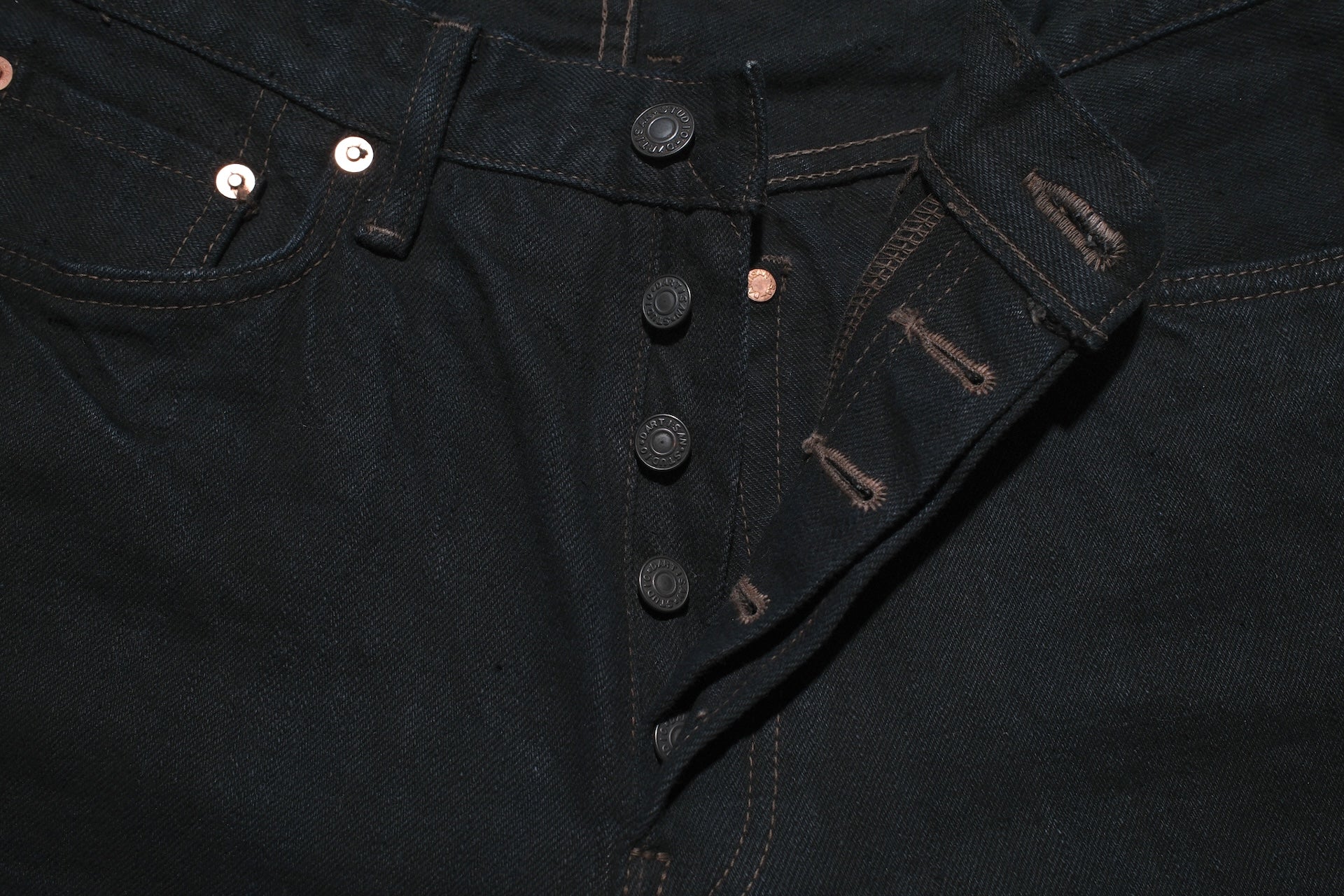 Studio D'Artisan 18oz “Amami Mud-Dyed” 45TH Anniversary Limited Indigo Denim (Regular Straight fit)