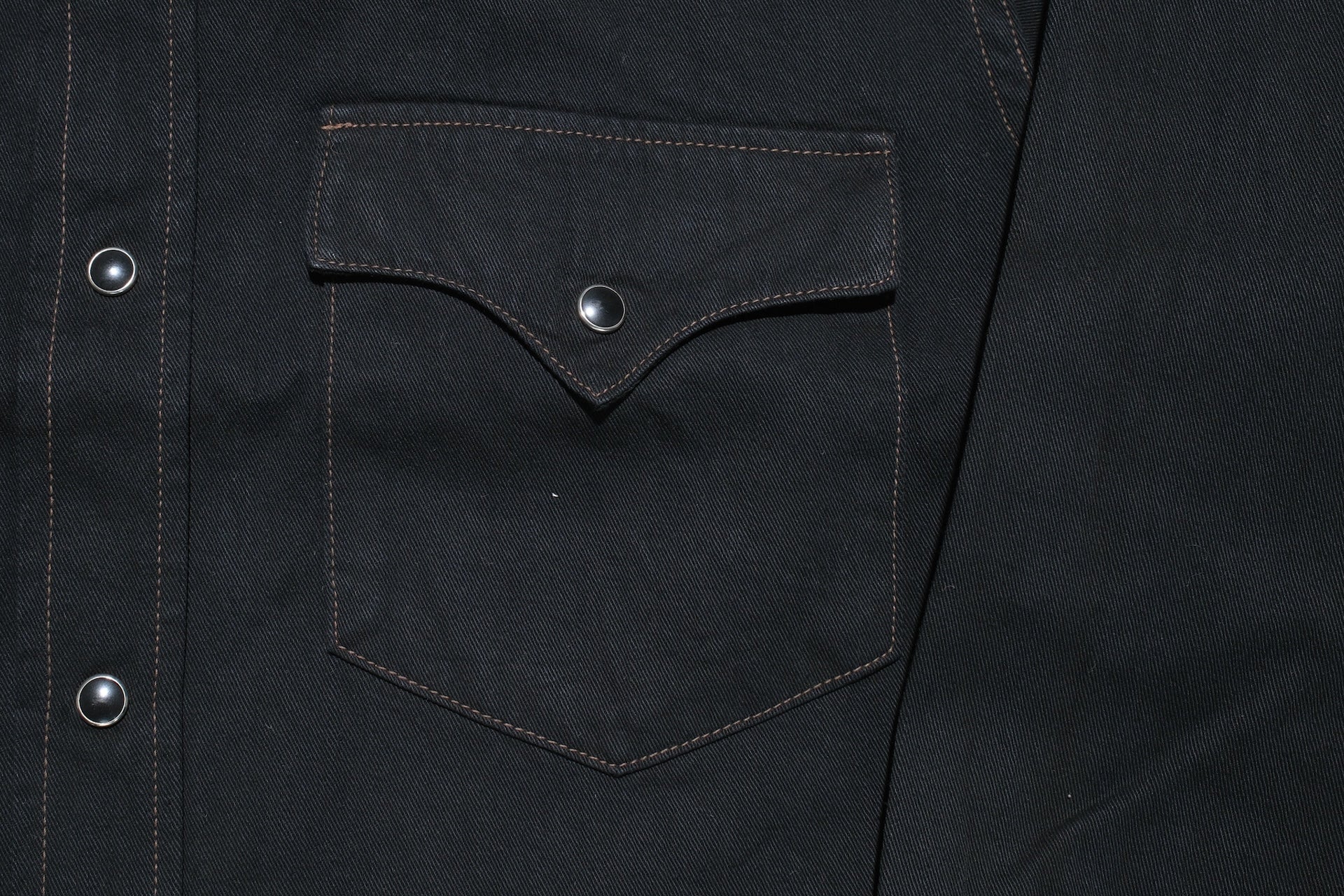 Studio D'Artisan 8oz “Amami Mud-Dyed” 45TH Anniversary Limited Indigo Denim Western Shirt