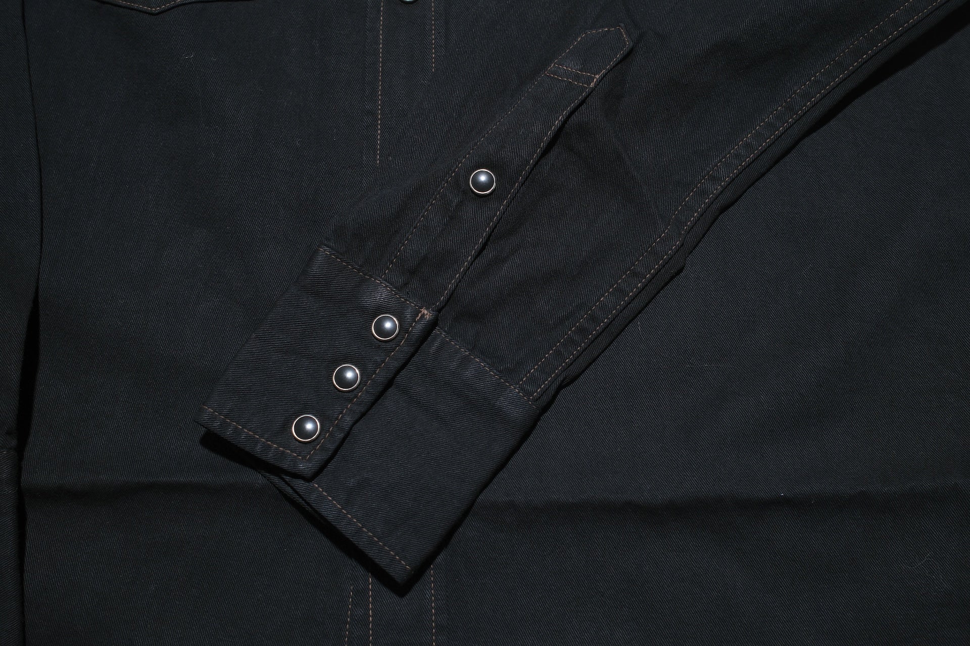 Studio D'Artisan 8oz “Amami Mud-Dyed” 45TH Anniversary Limited Indigo Denim Western Shirt