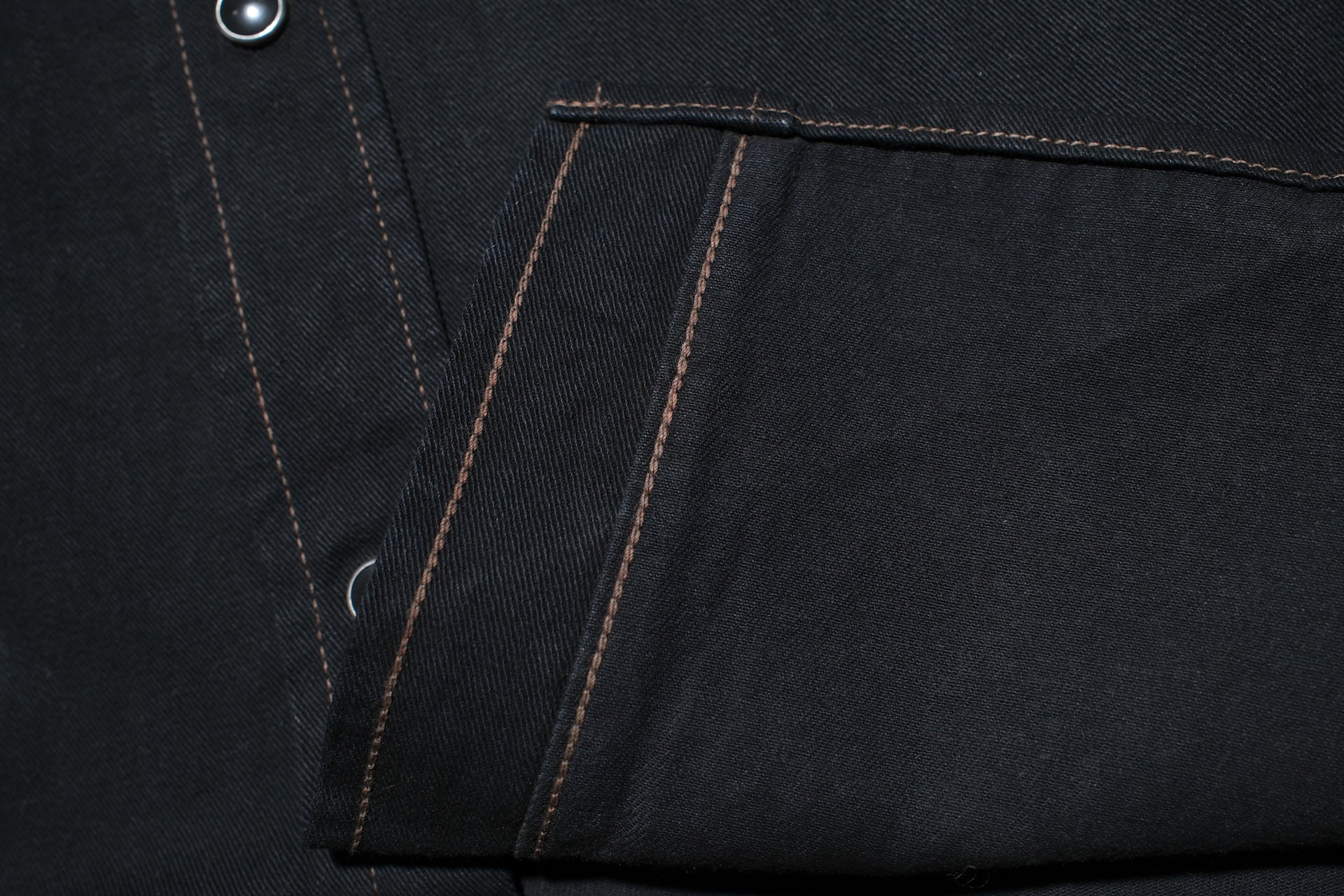 Studio D'Artisan 8oz “Amami Mud-Dyed” 45TH Anniversary Limited Indigo Denim Western Shirt