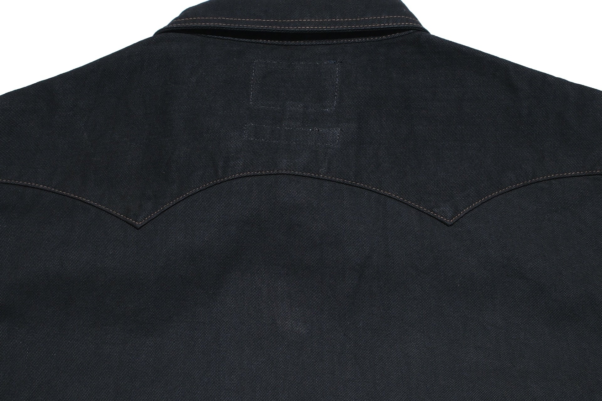 Studio D'Artisan 8oz “Amami Mud-Dyed” 45TH Anniversary Limited Indigo Denim Western Shirt