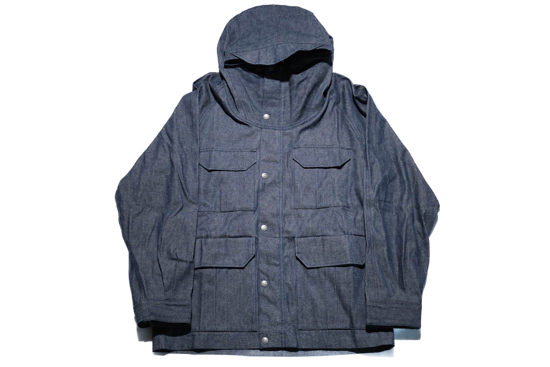 Samurai Indigo Dyed Denim "All-Seasons" Mountain Parka