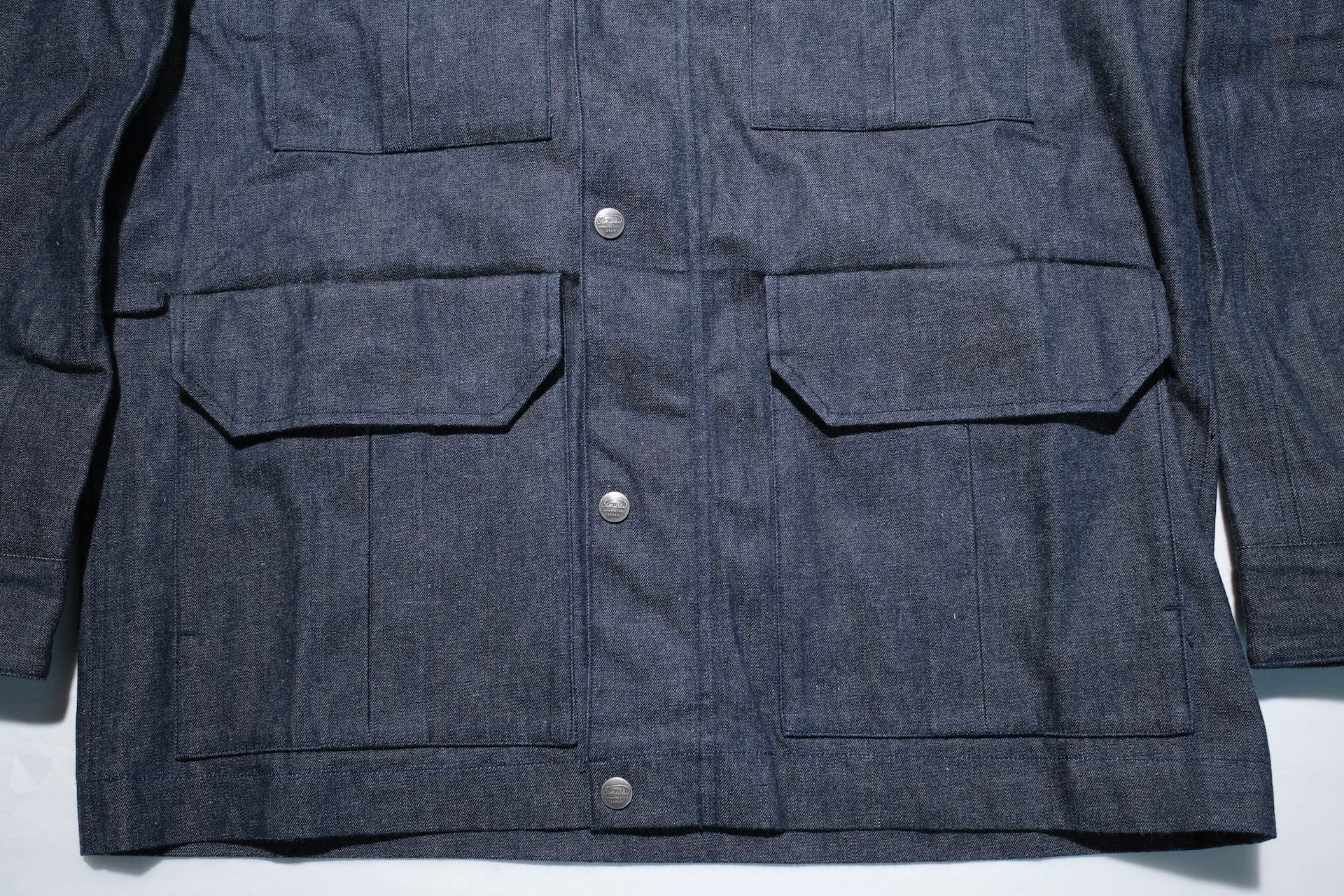 Samurai Indigo Dyed Denim "All-Seasons" Mountain Parka