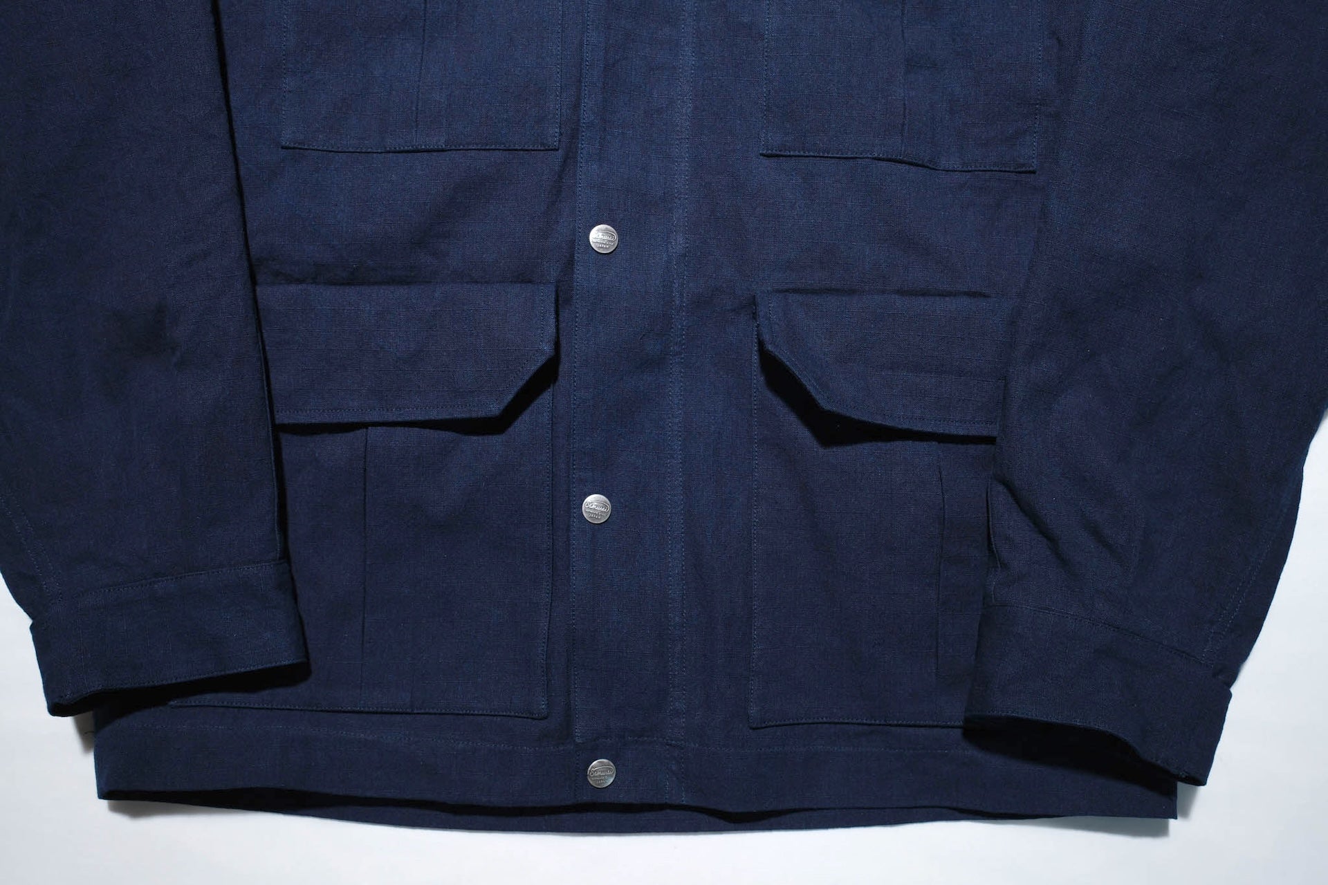 Samurai Natural Indigo Dyed Ripstop "All-Seasons" Mountain Parka