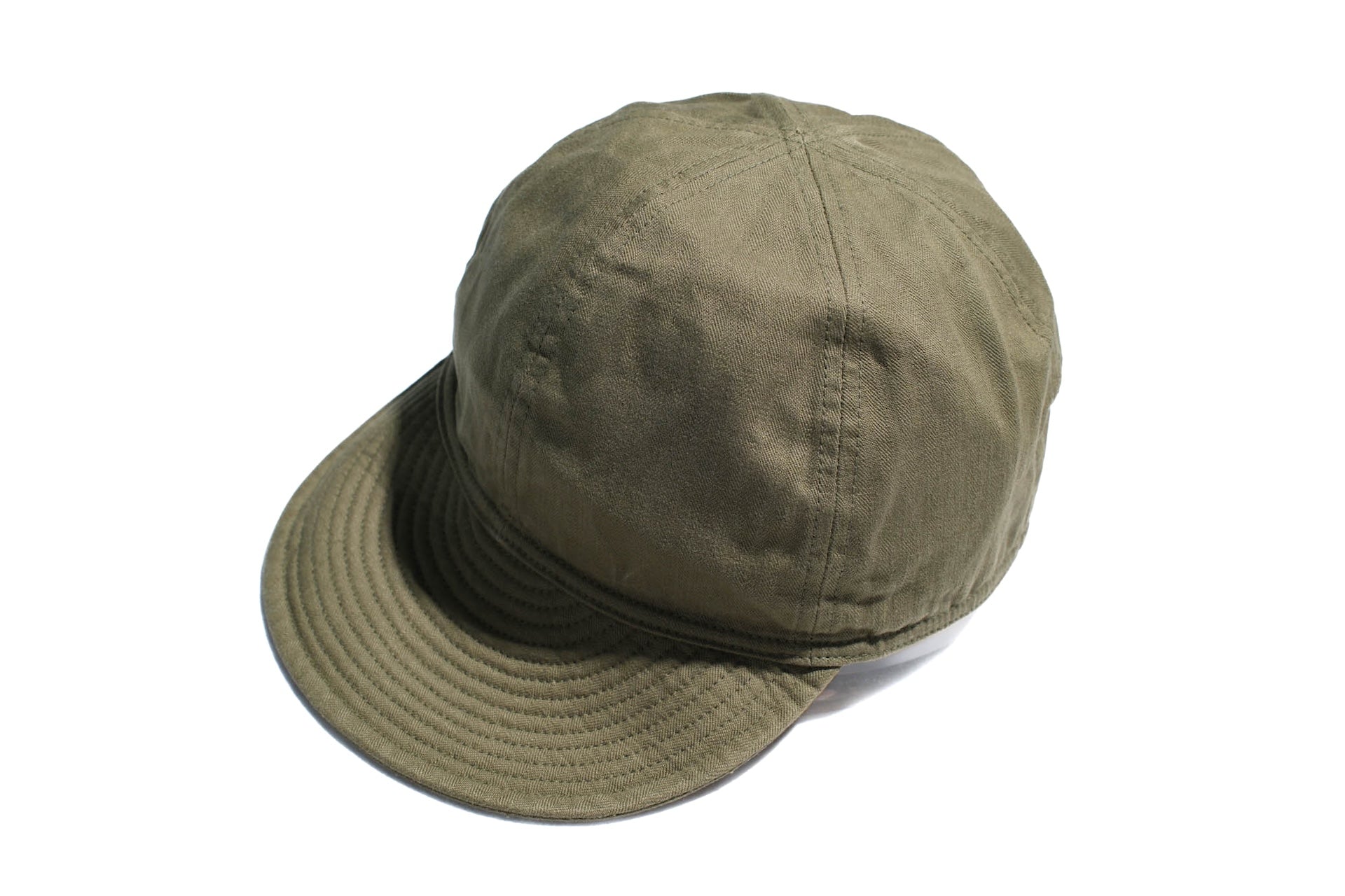 Stevenson Overall Co. 10oz HBT Mechanic Cap (Olive Drab)