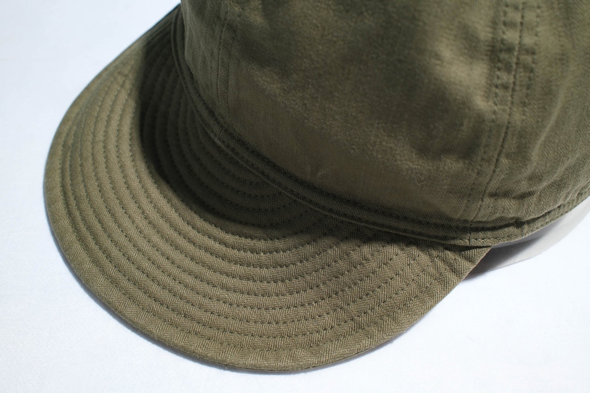 Stevenson Overall Co. 10oz HBT Mechanic Cap (Olive Drab)