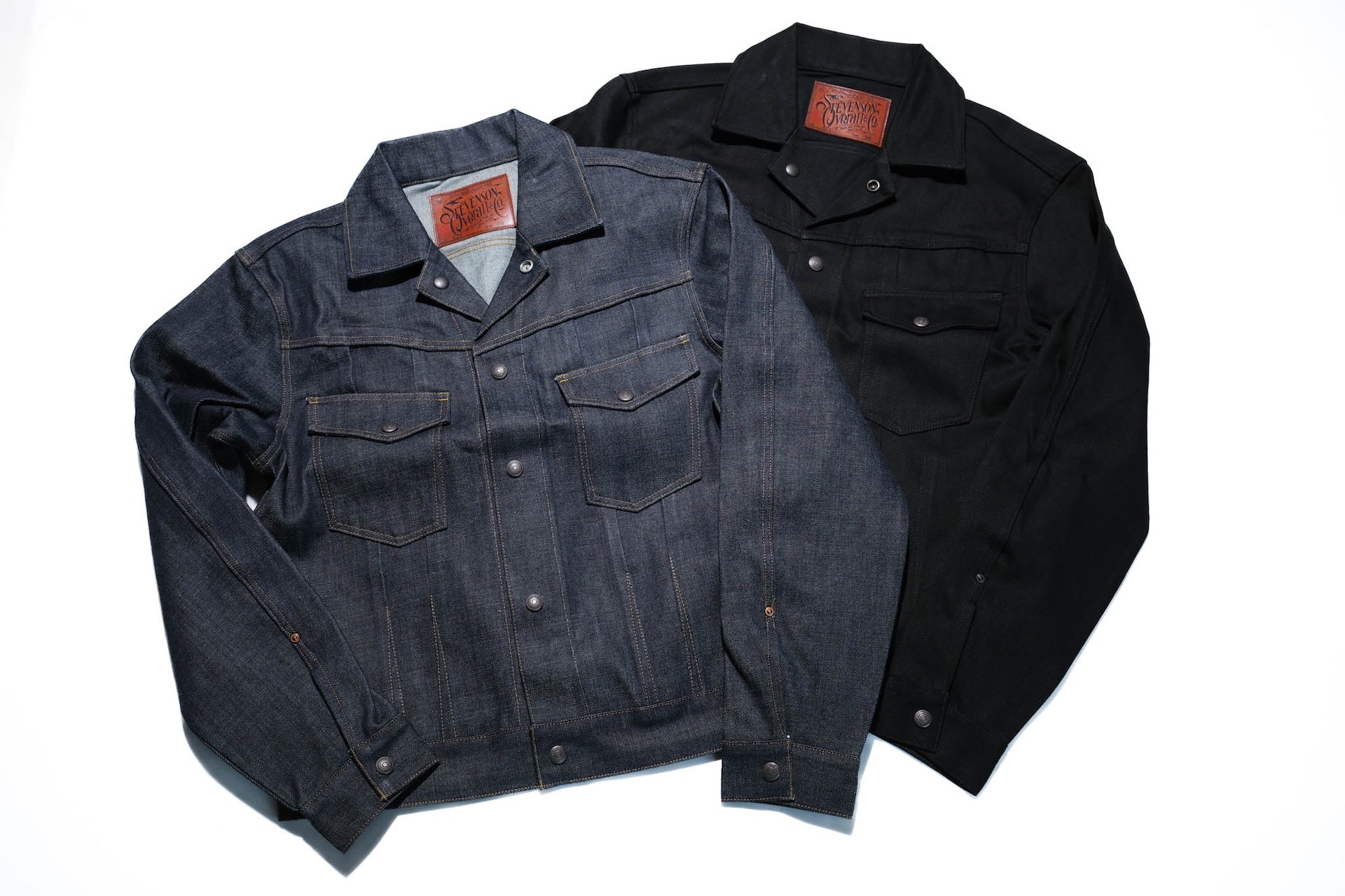 Stevenson Overall Co. 14.5oz 'Maverick Rider' Denim Jacket (Indigo)