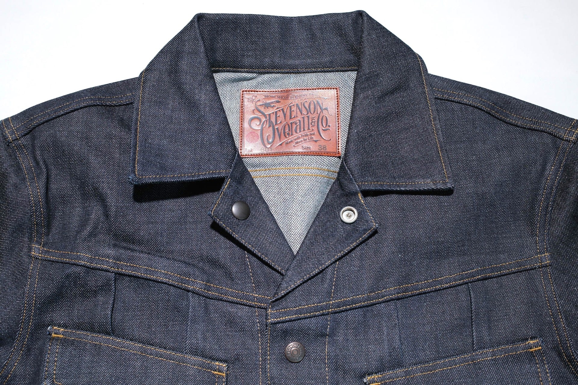 Stevenson Overall Co. 14.5oz 'Maverick Rider' Denim Jacket (Indigo)