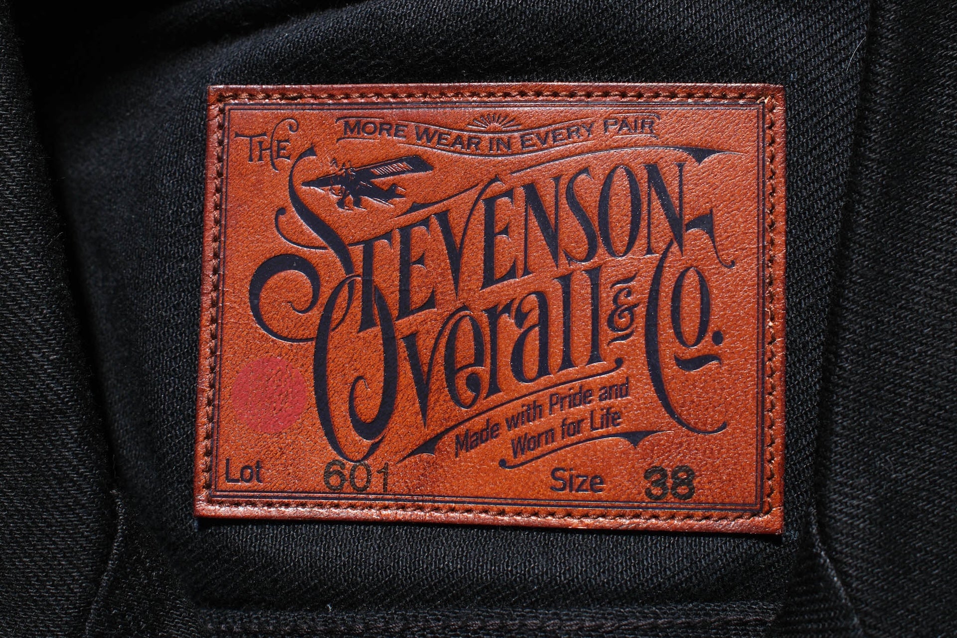 Stevenson Overall Co. 12oz 'Maverick Rider' Denim Jacket (Black)