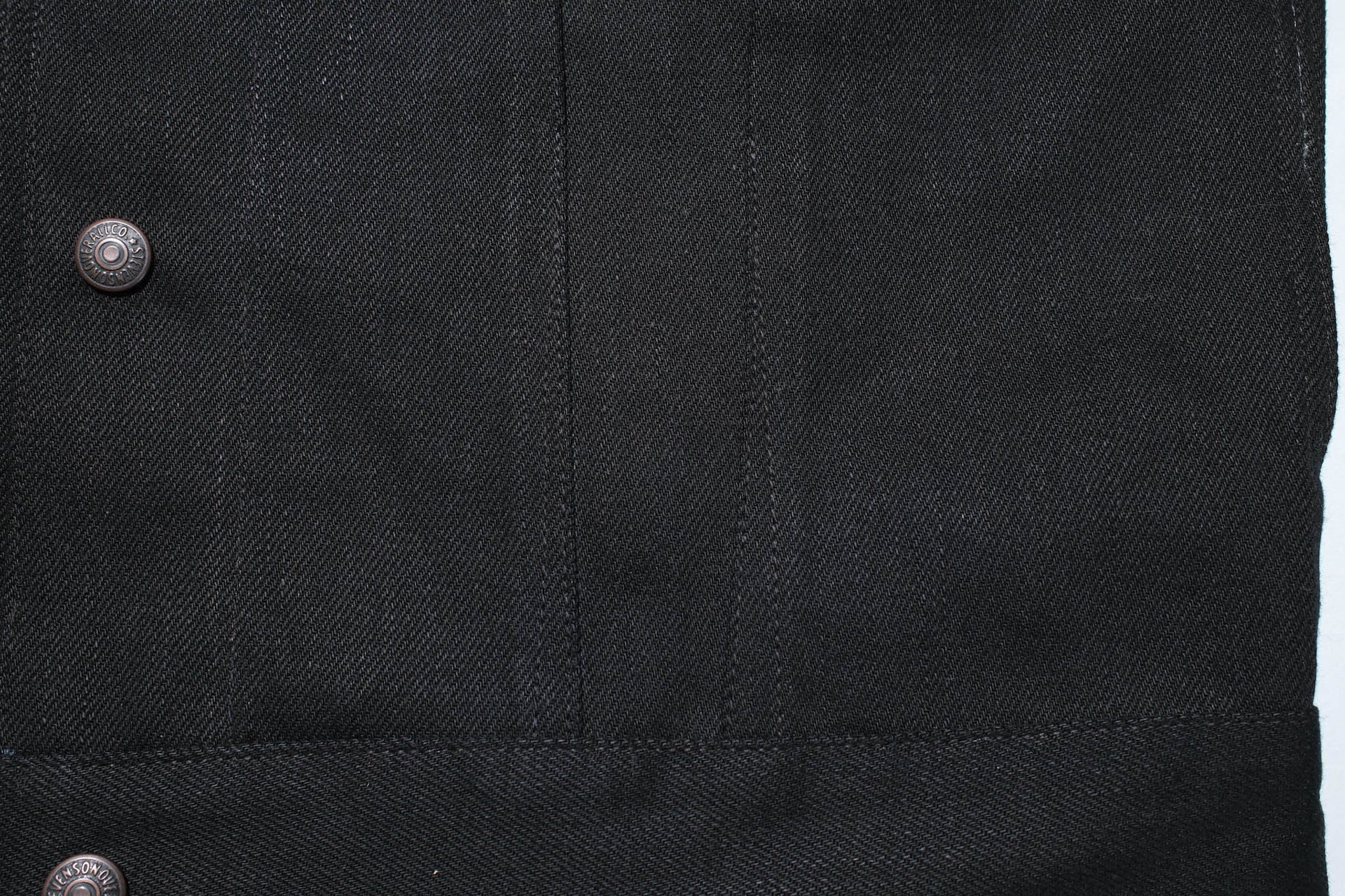 Stevenson Overall Co. 12oz 'Maverick Rider' Denim Jacket (Black)