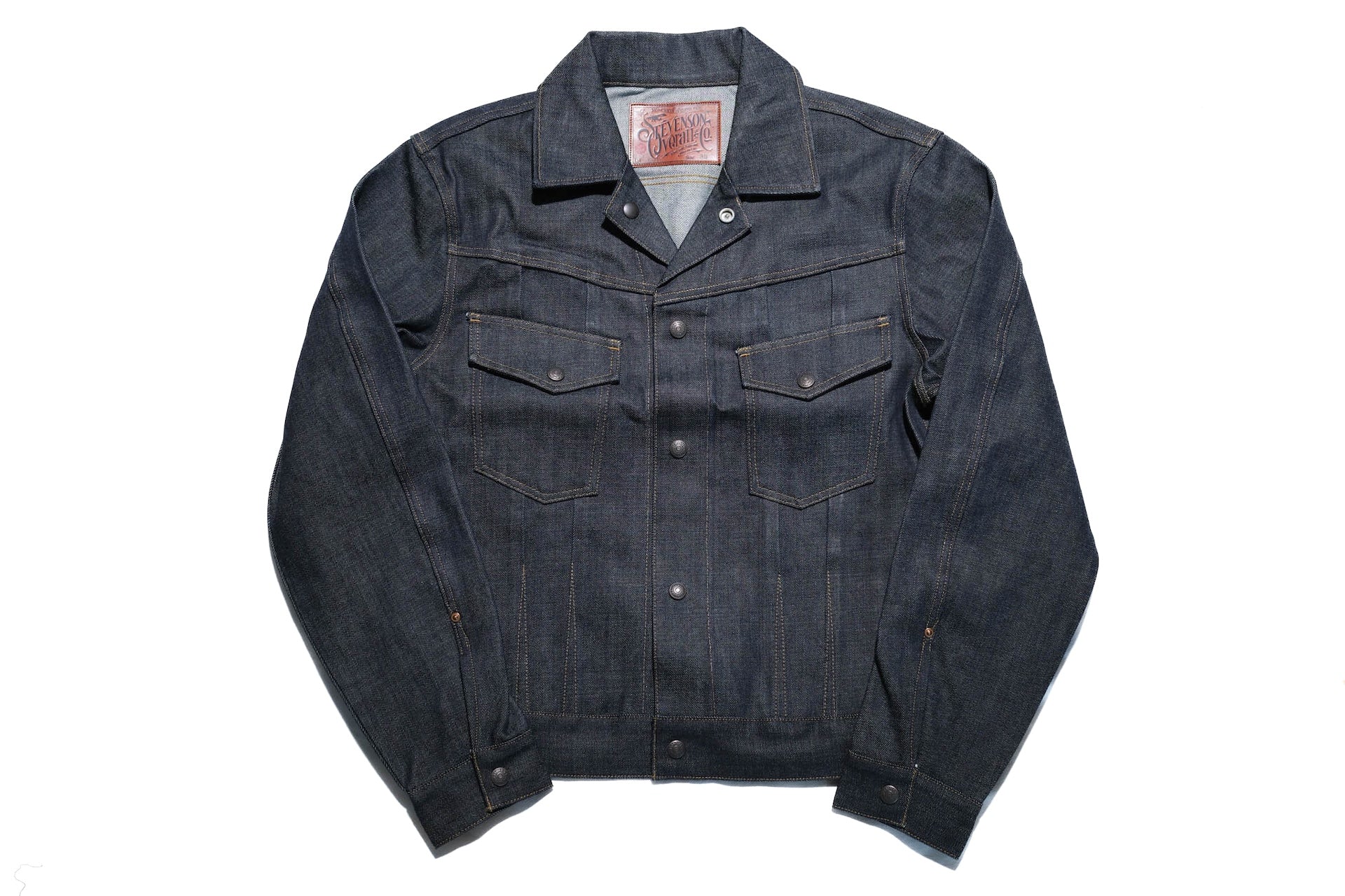 Stevenson Overall Co. 14.5oz 'Maverick Rider' Denim Jacket (Indigo)