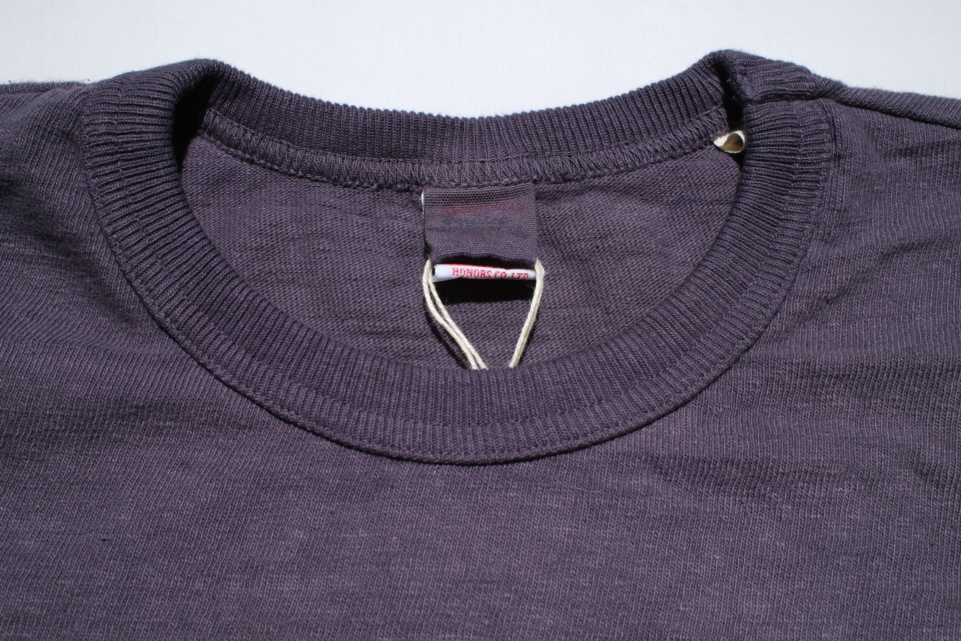 UES 9.5oz "NO.8 Slub Nep" Heavyweight Plain Tee (Navy)