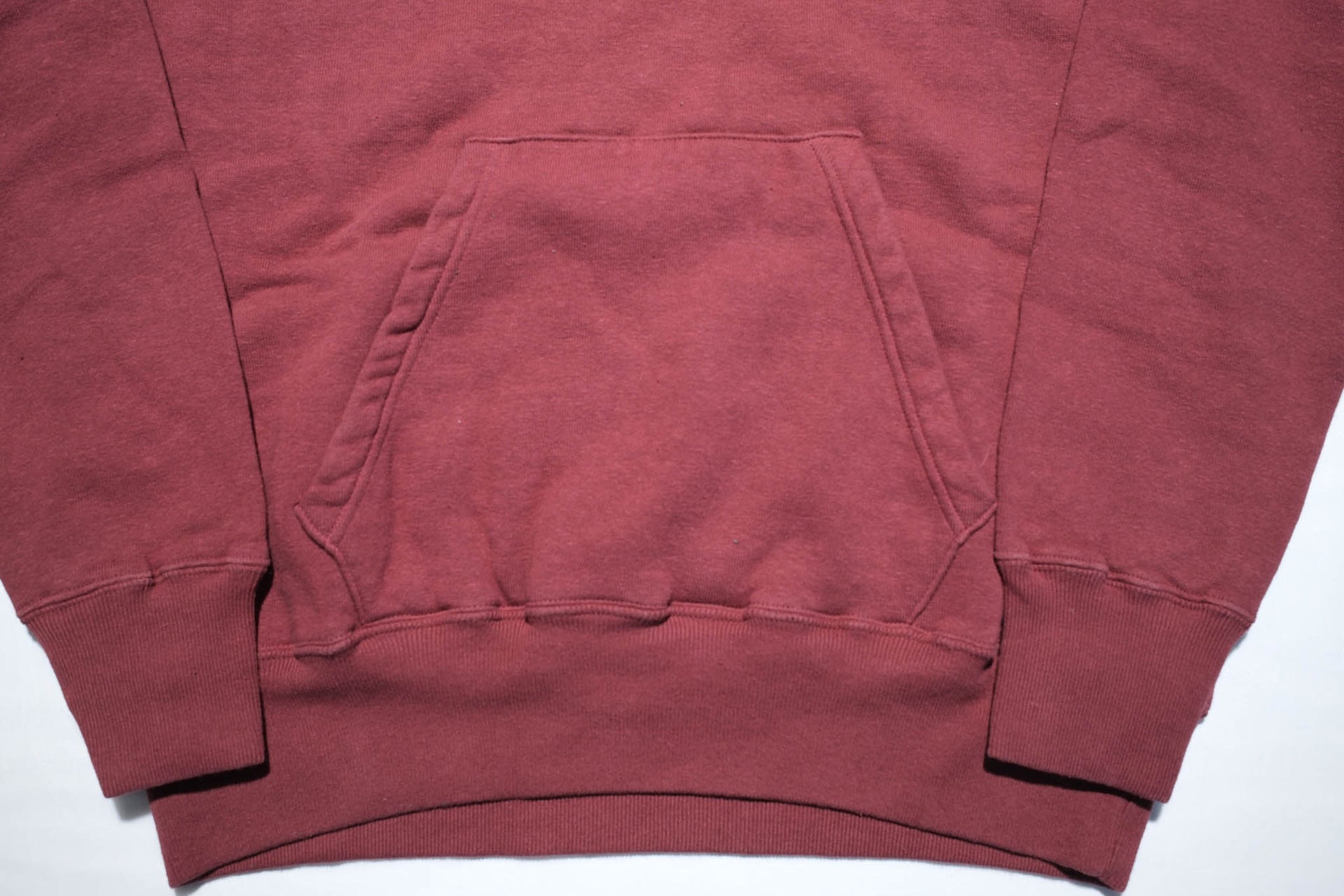 Dubble Works 11oz "Tsuri-ami" Loopwheeled Pull Over (Burgundy)