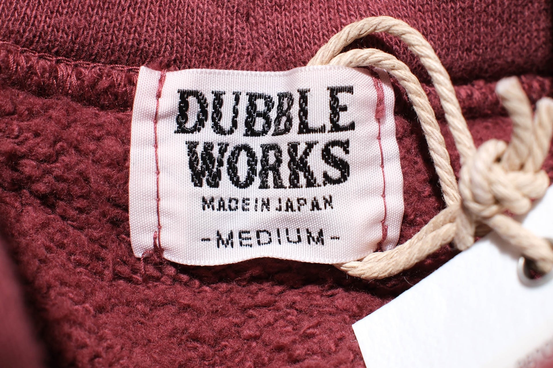 Dubble Works 11oz "Tsuri-ami" Loopwheeled Pull Over (Burgundy)