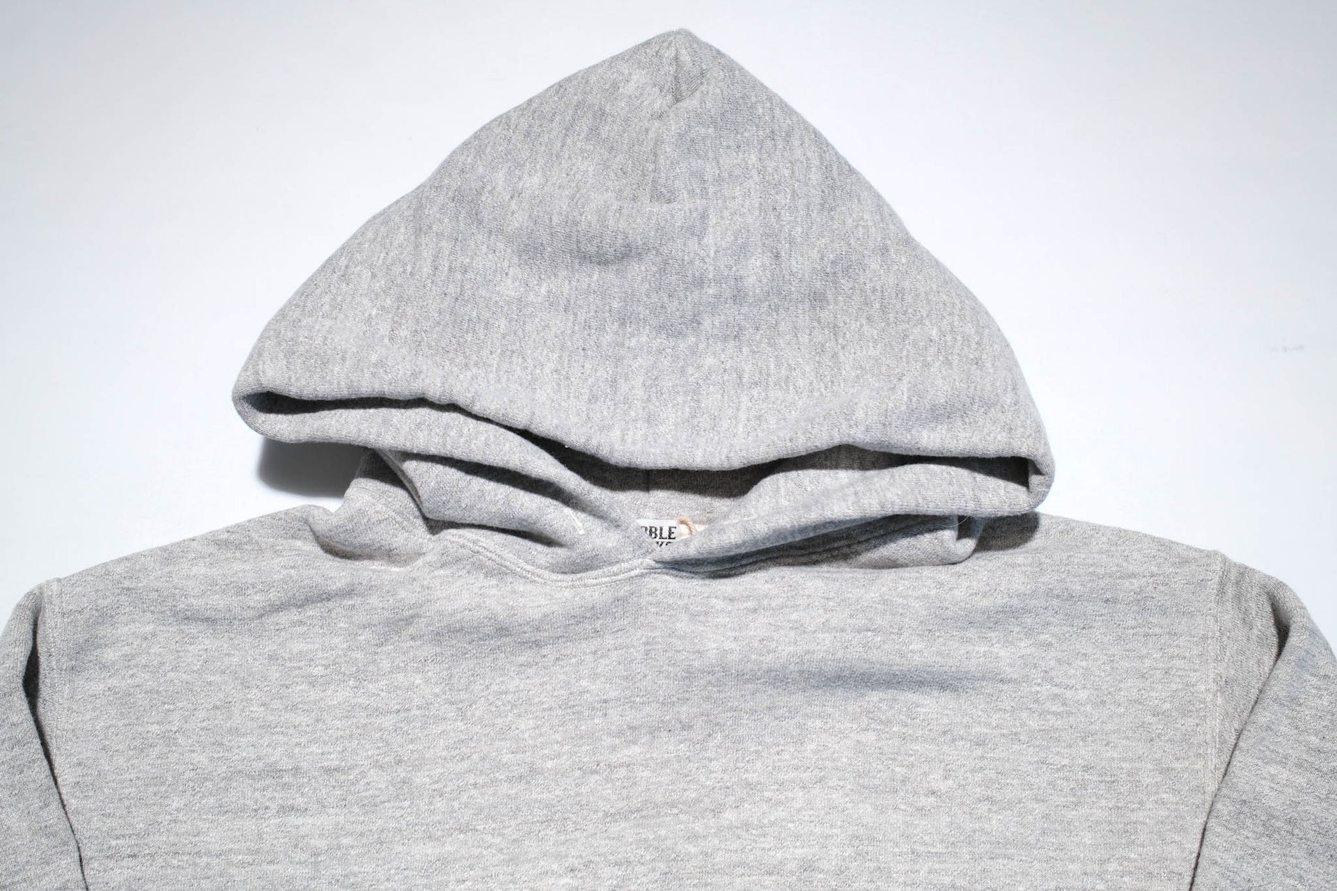 Dubble Works 11oz "Tsuri-ami" Loopwheeled Pull Over (Heather Grey)