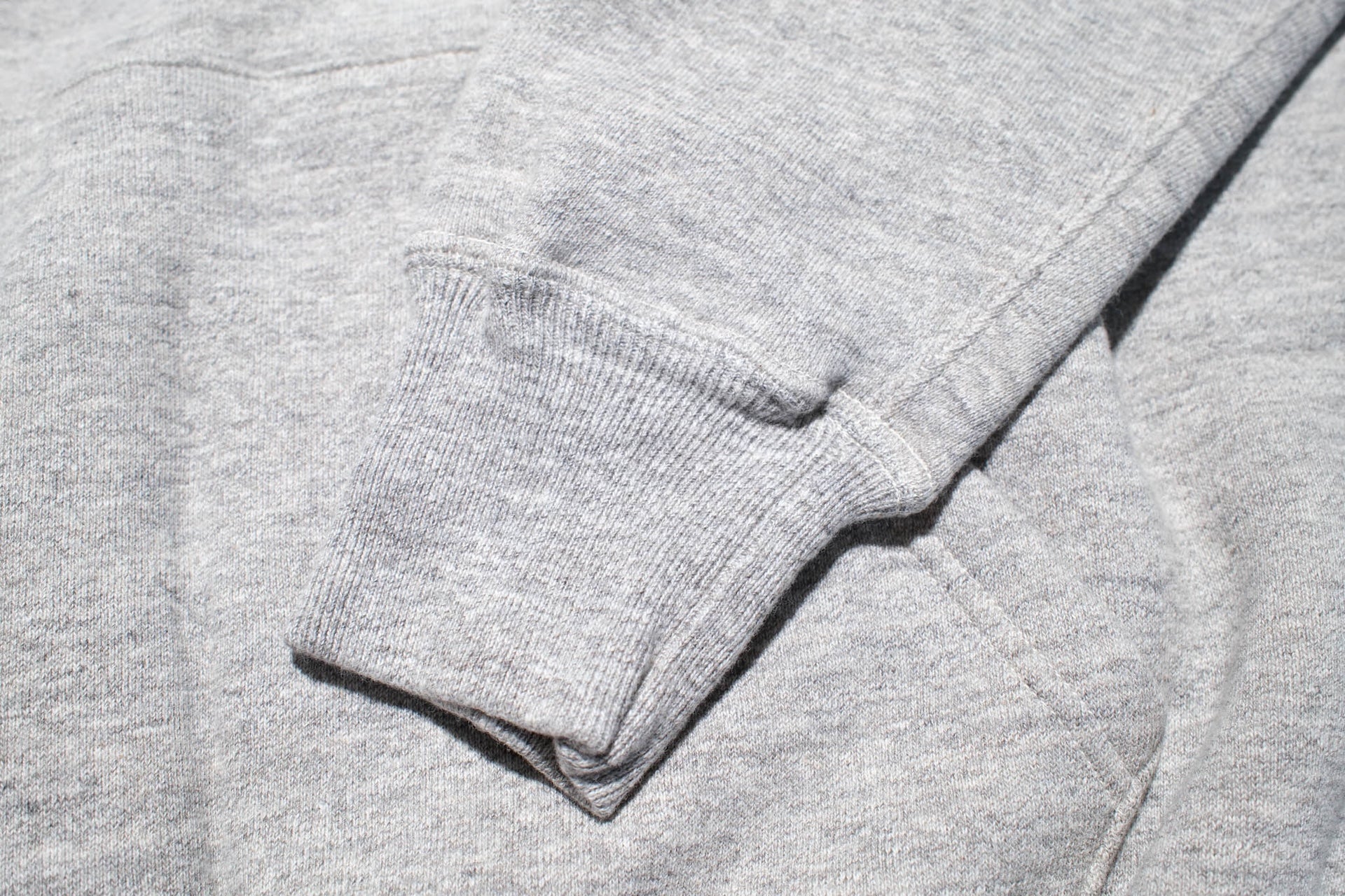 Dubble Works 11oz "Tsuri-ami" Loopwheeled Pull Over (Heather Grey)