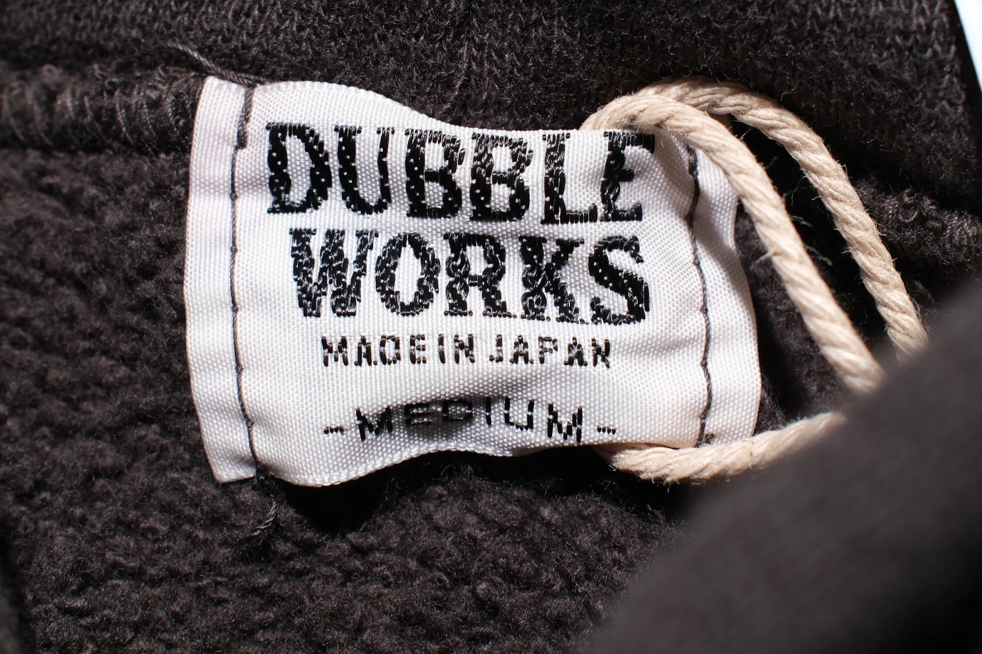 Dubble Works 11oz "Tsuri-ami" Loopwheeled Pull Over (Sumi Black)