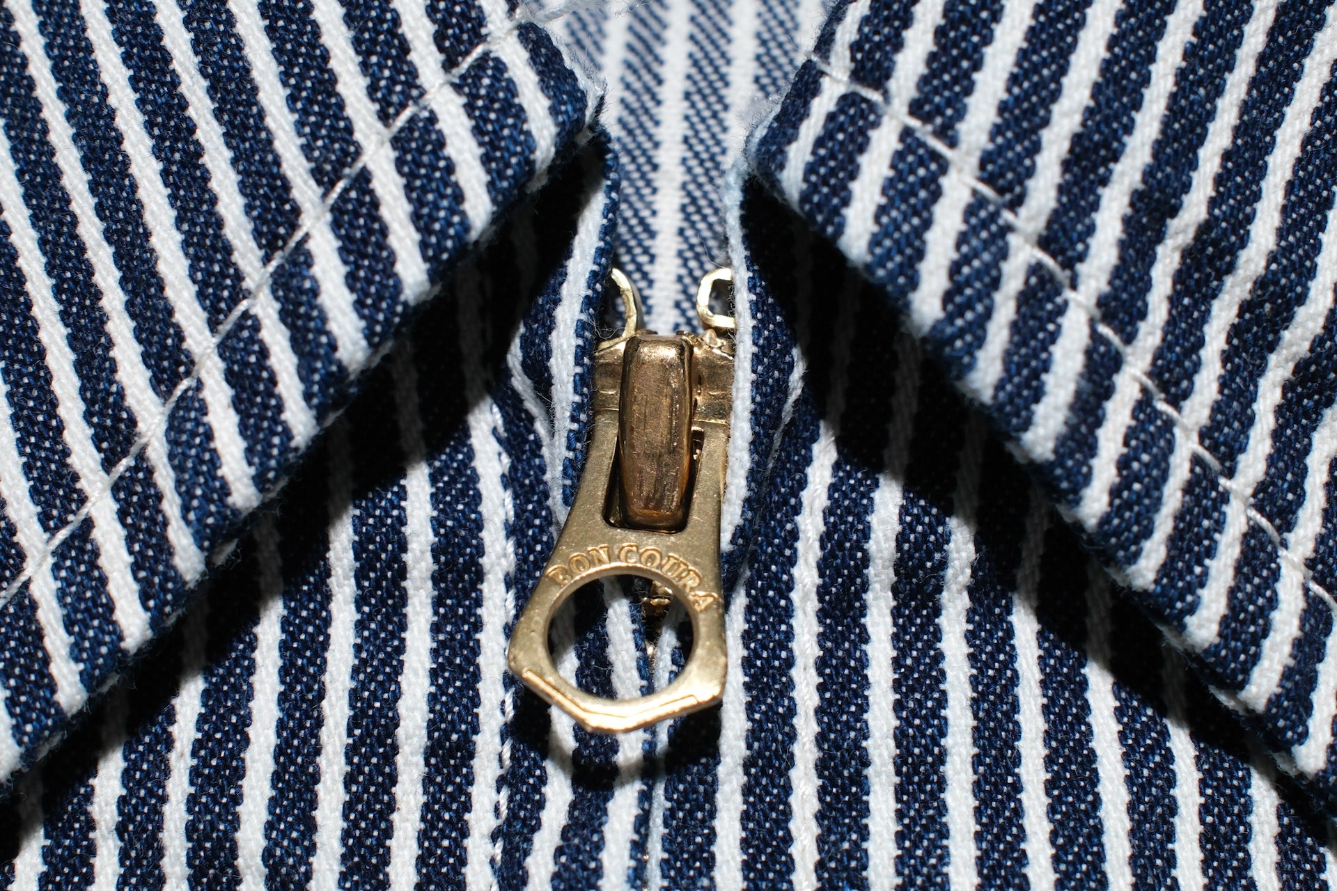 BONCOURA 14oz Indigo Dyed Selvage Hickory B-91 Worker Jacket