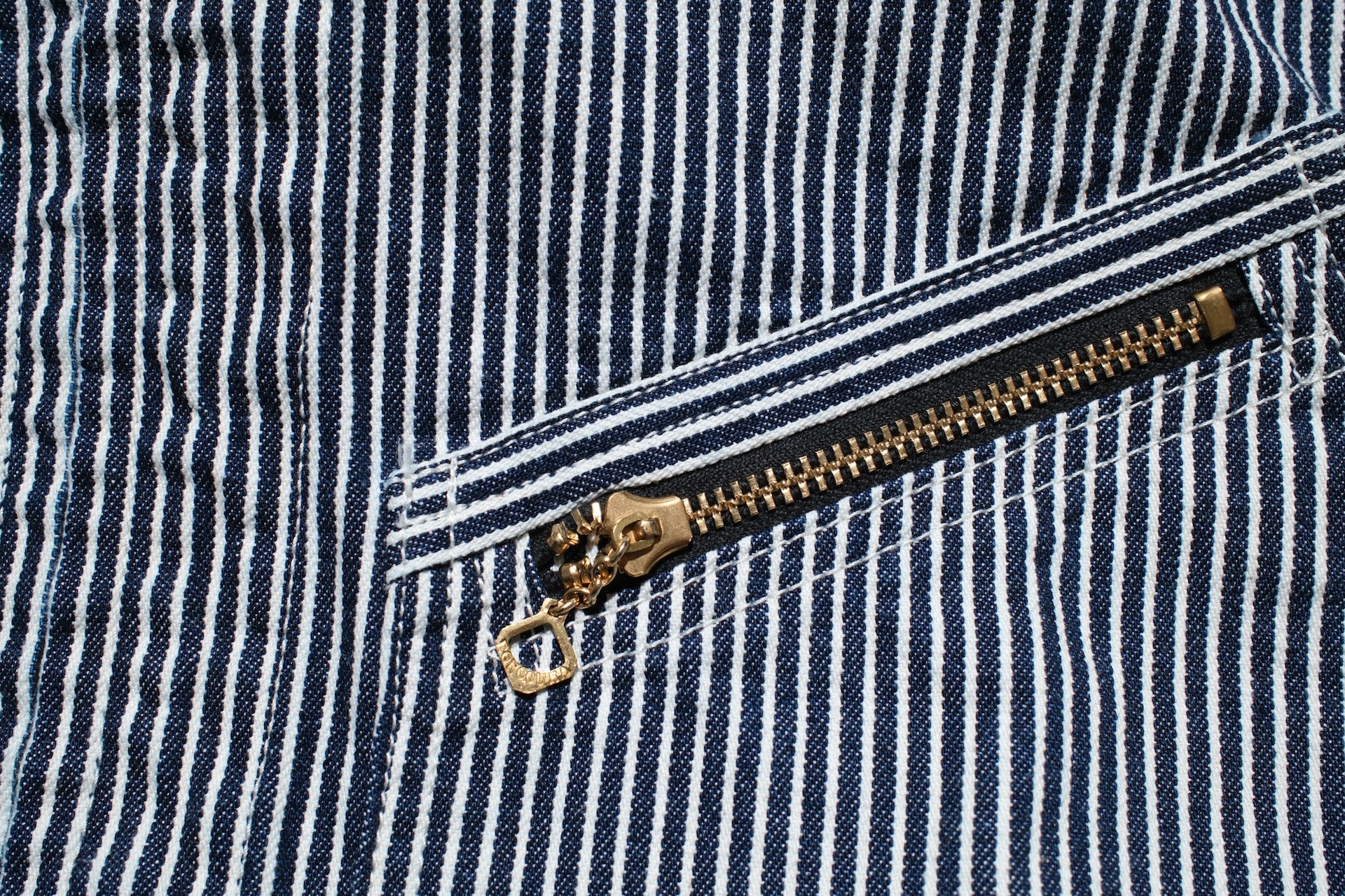 BONCOURA 14oz Indigo Dyed Selvage Hickory B-91 Worker Jacket