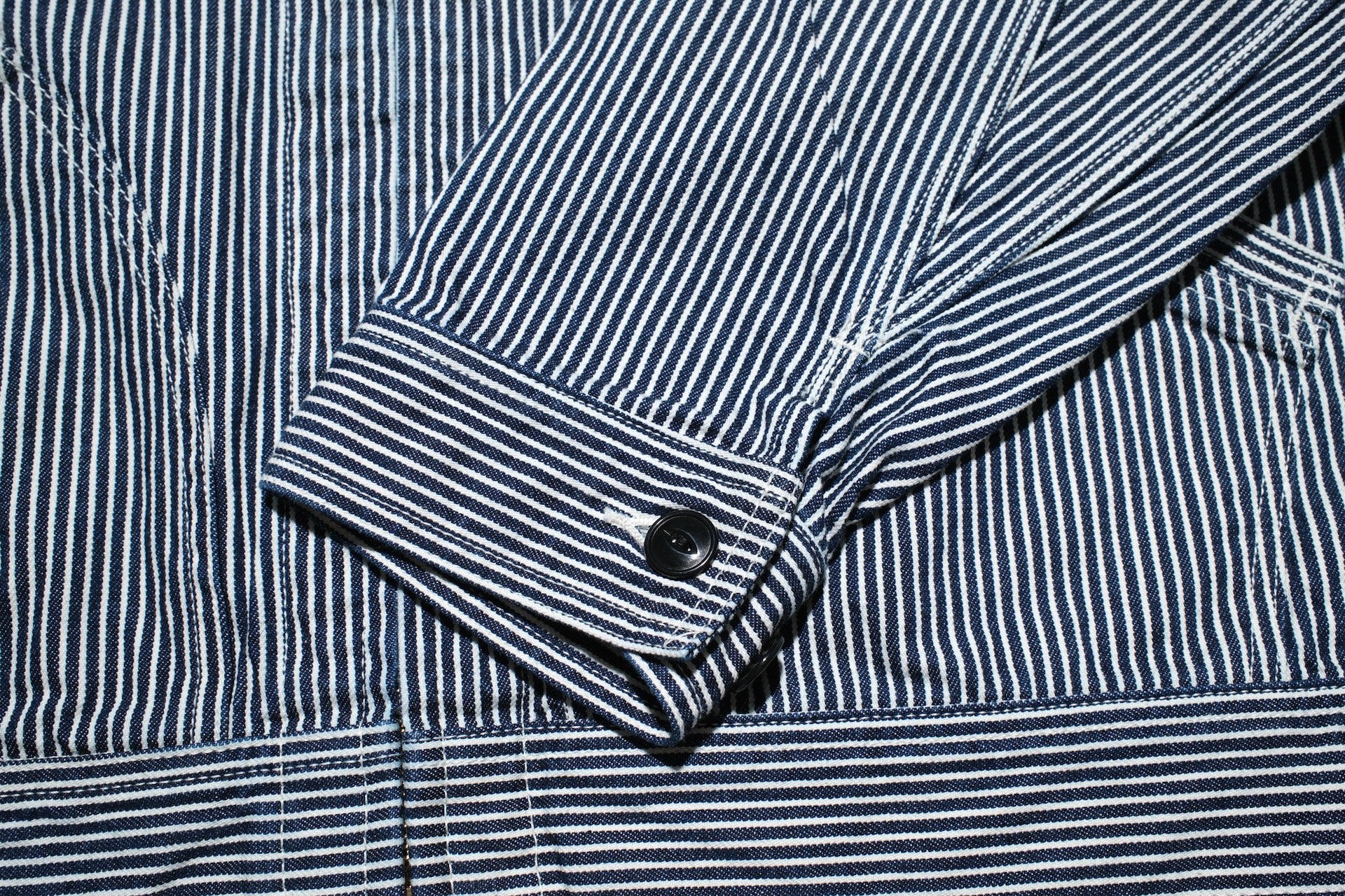 BONCOURA 14oz Indigo Dyed Selvage Hickory B-91 Worker Jacket