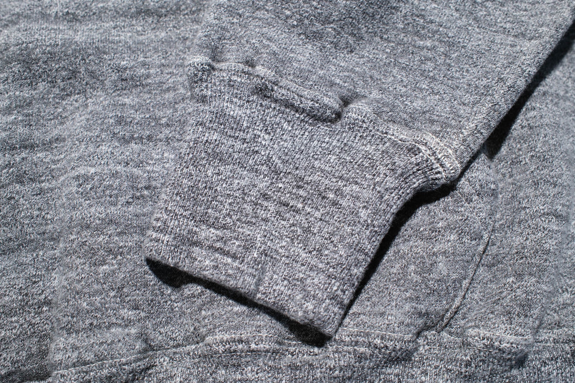 Dubble Works 11oz "Tsuri-ami" Loopwheeled Pull Over (Heather Charcoal)