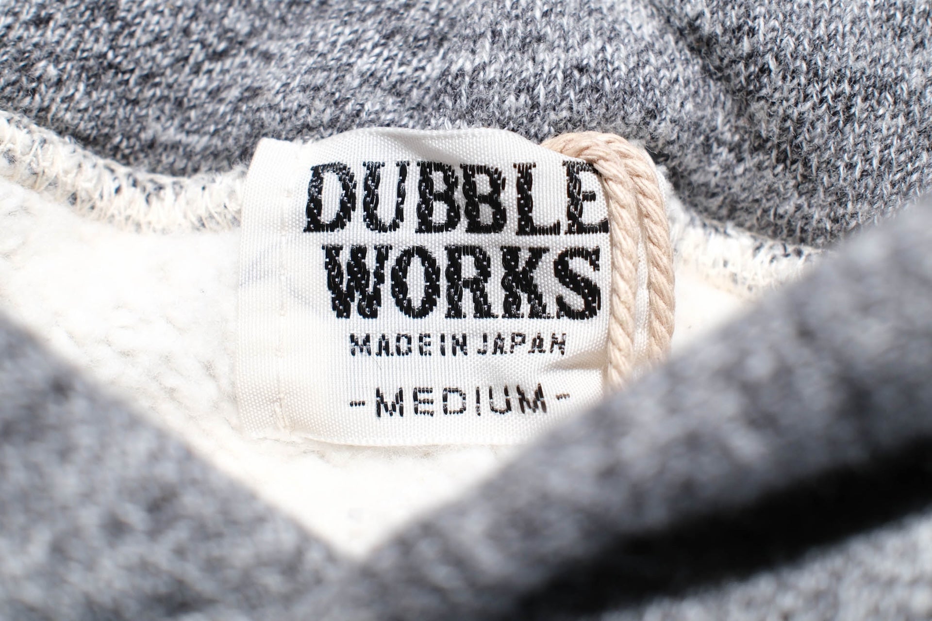 Dubble Works 11oz "Tsuri-ami" Loopwheeled Pull Over (Heather Charcoal)